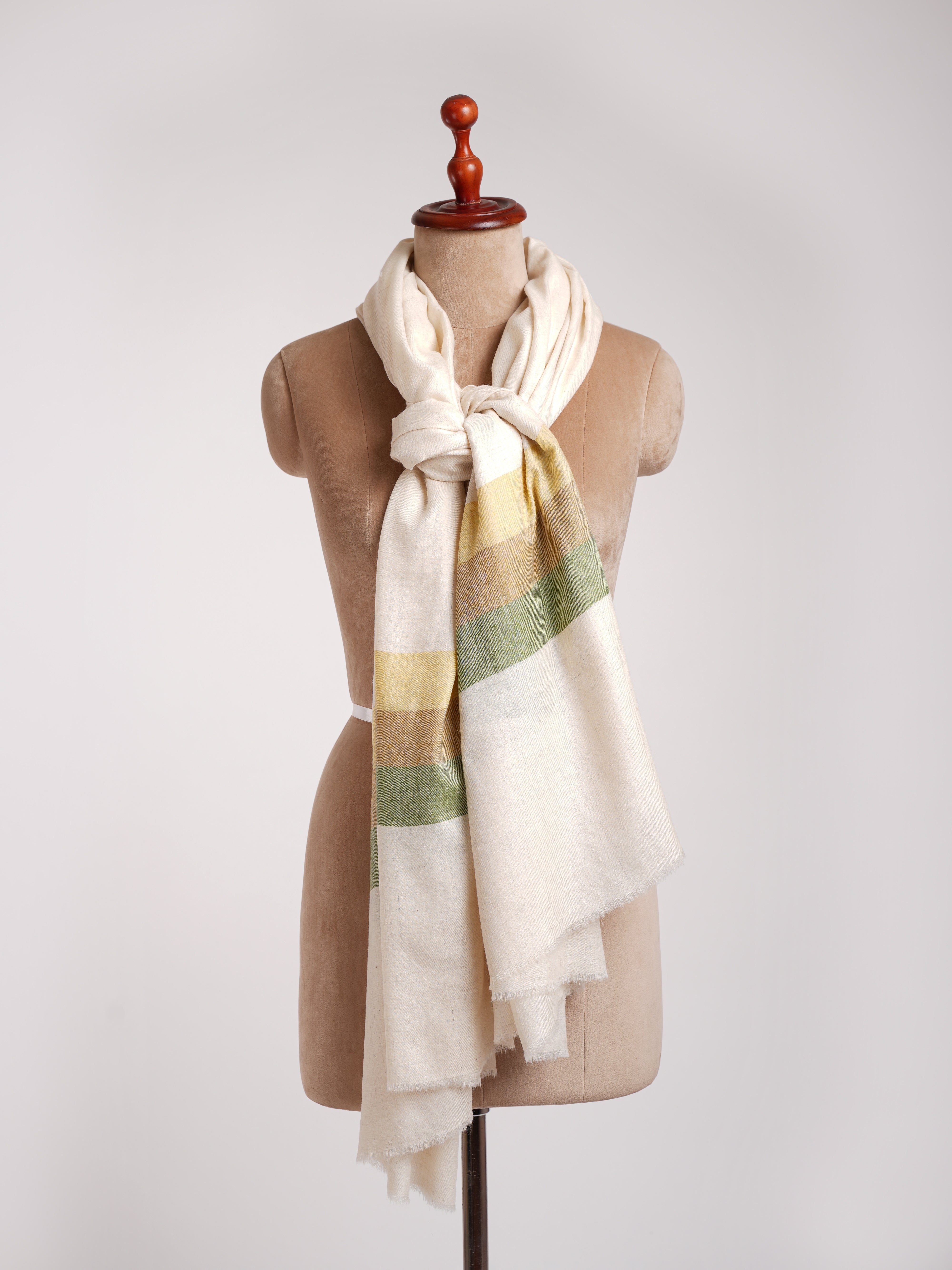 Safari Stripes Indian Pashmina Wrap