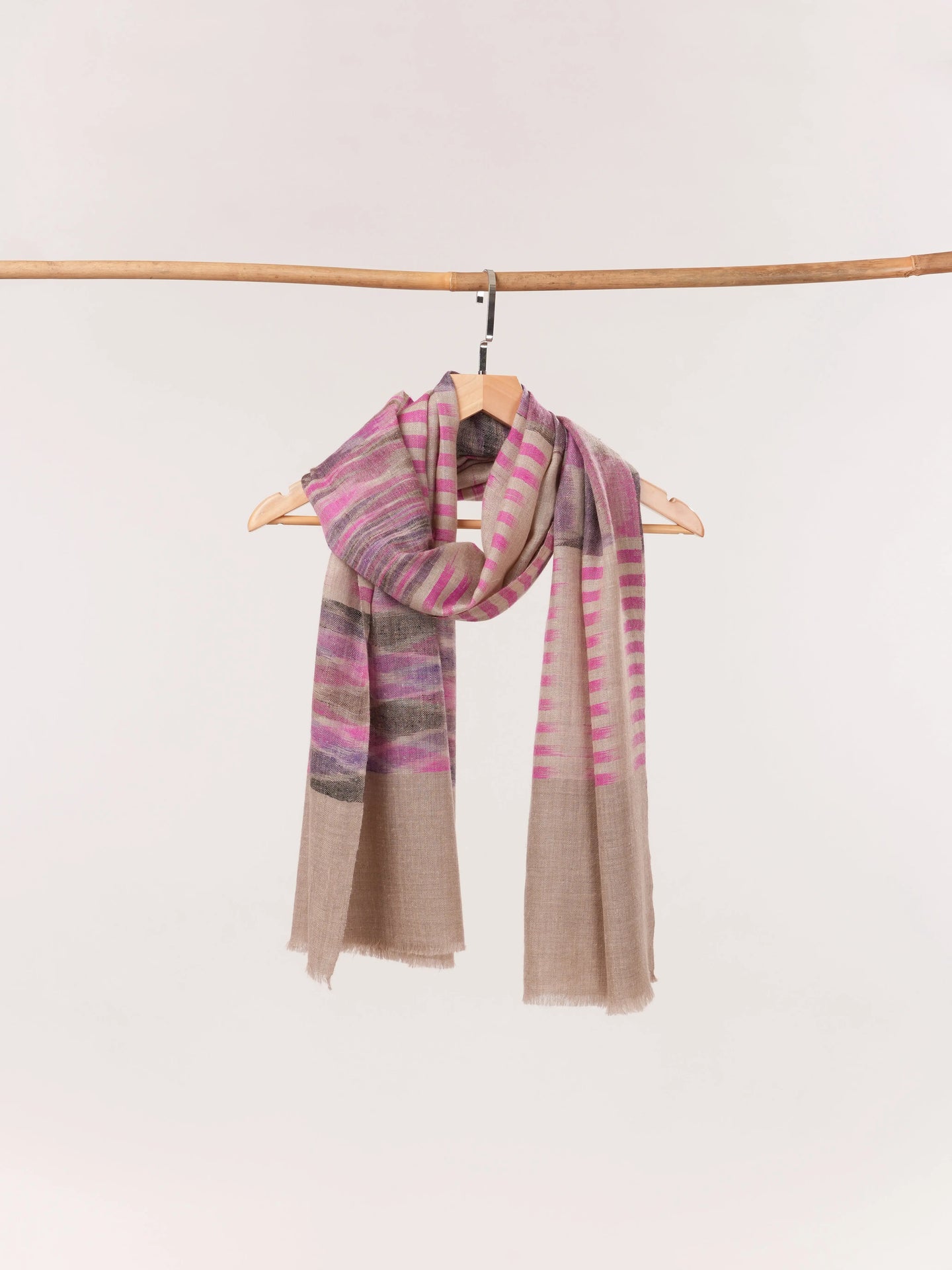 Featherlight Handwoven Indian Cashmere Scarf Shahkaar.com