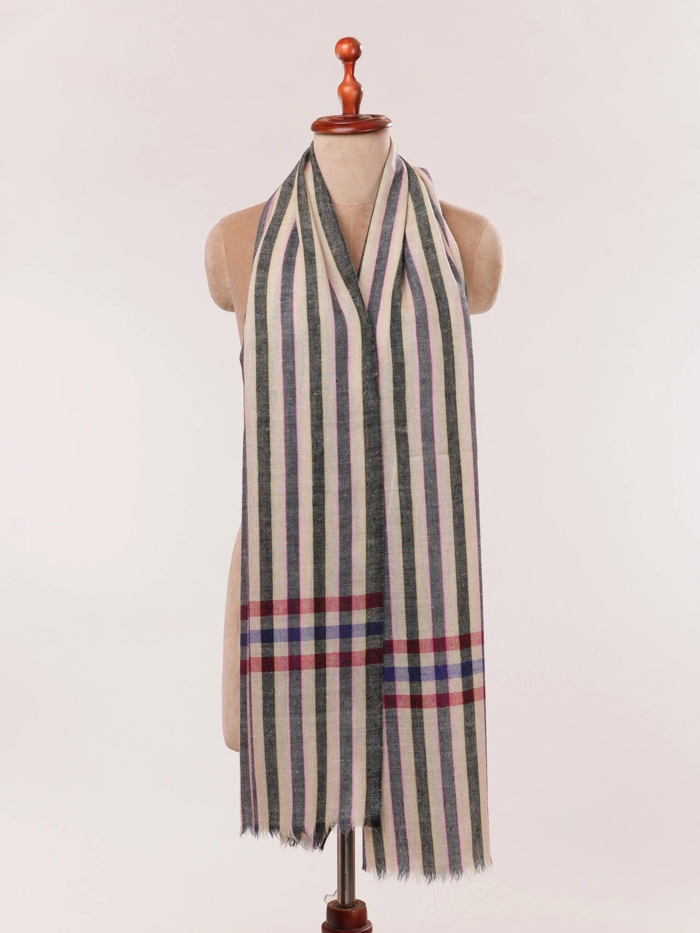 Featherlight Handwoven Baby Soft Indian Cashmere Scarf Shahkaar.com