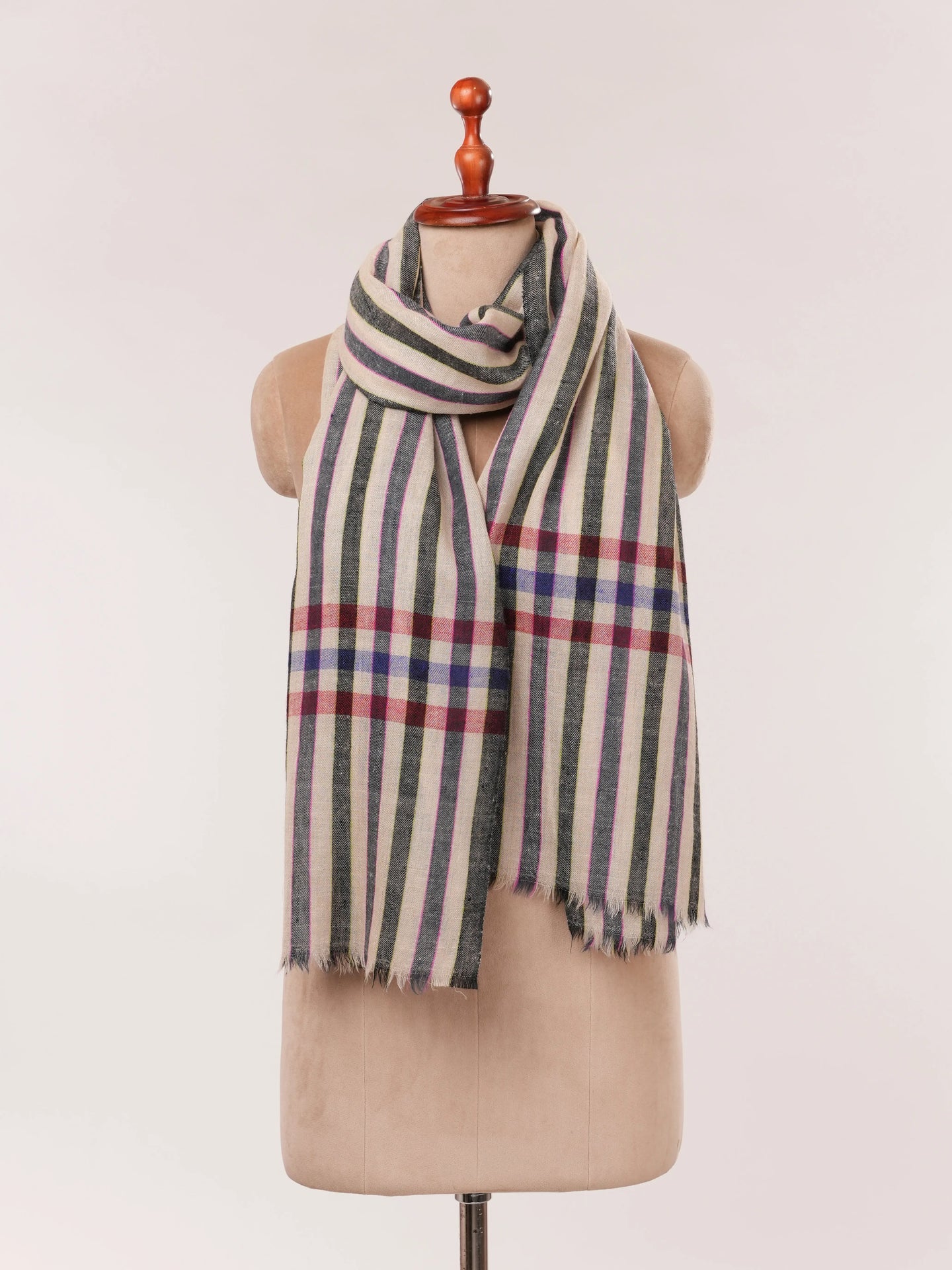 Featherlight Handwoven Baby Soft Indian Cashmere Scarf Shahkaar.com