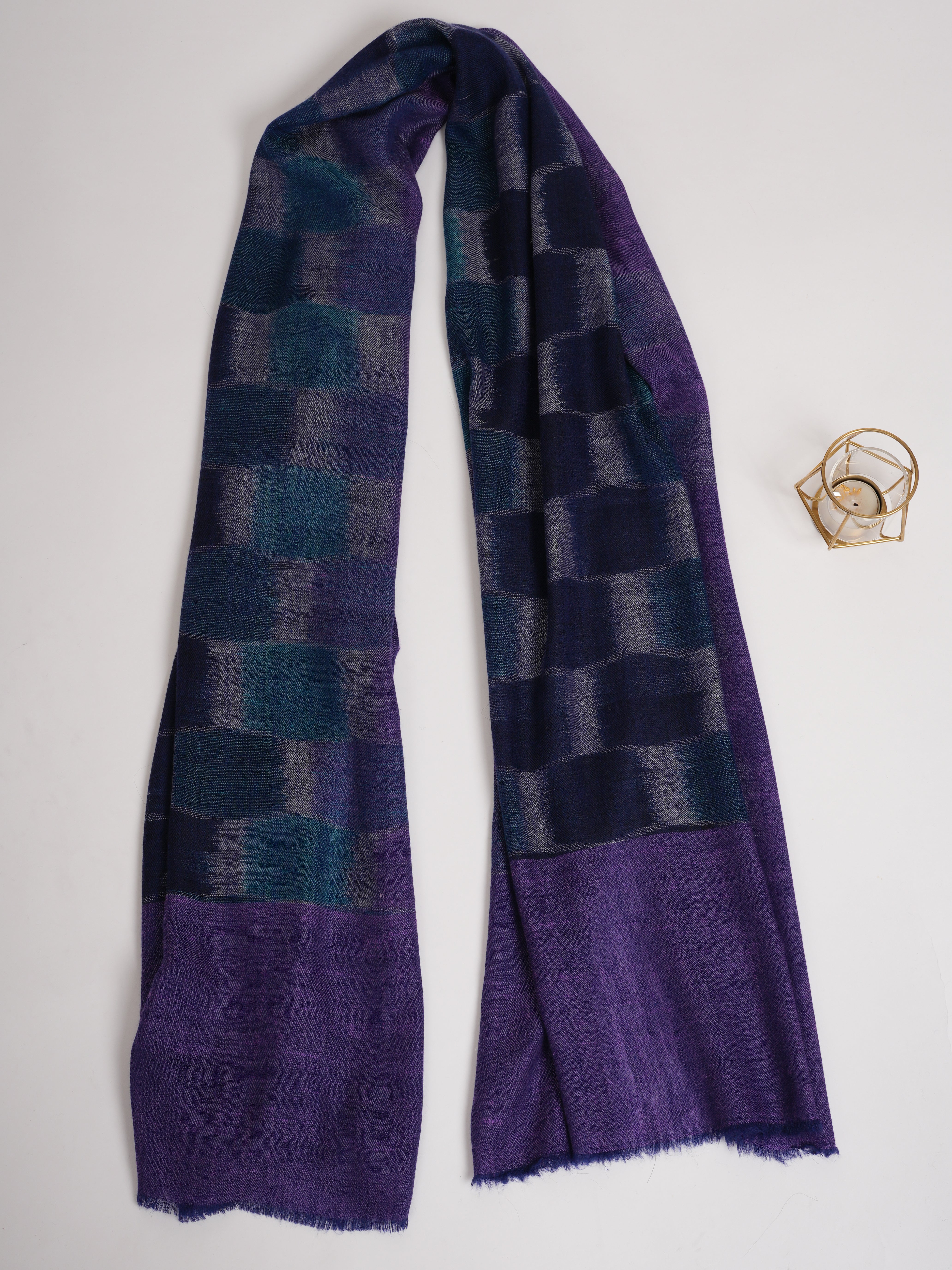 Space Dyed Handwoven Indian Cashmere Stole