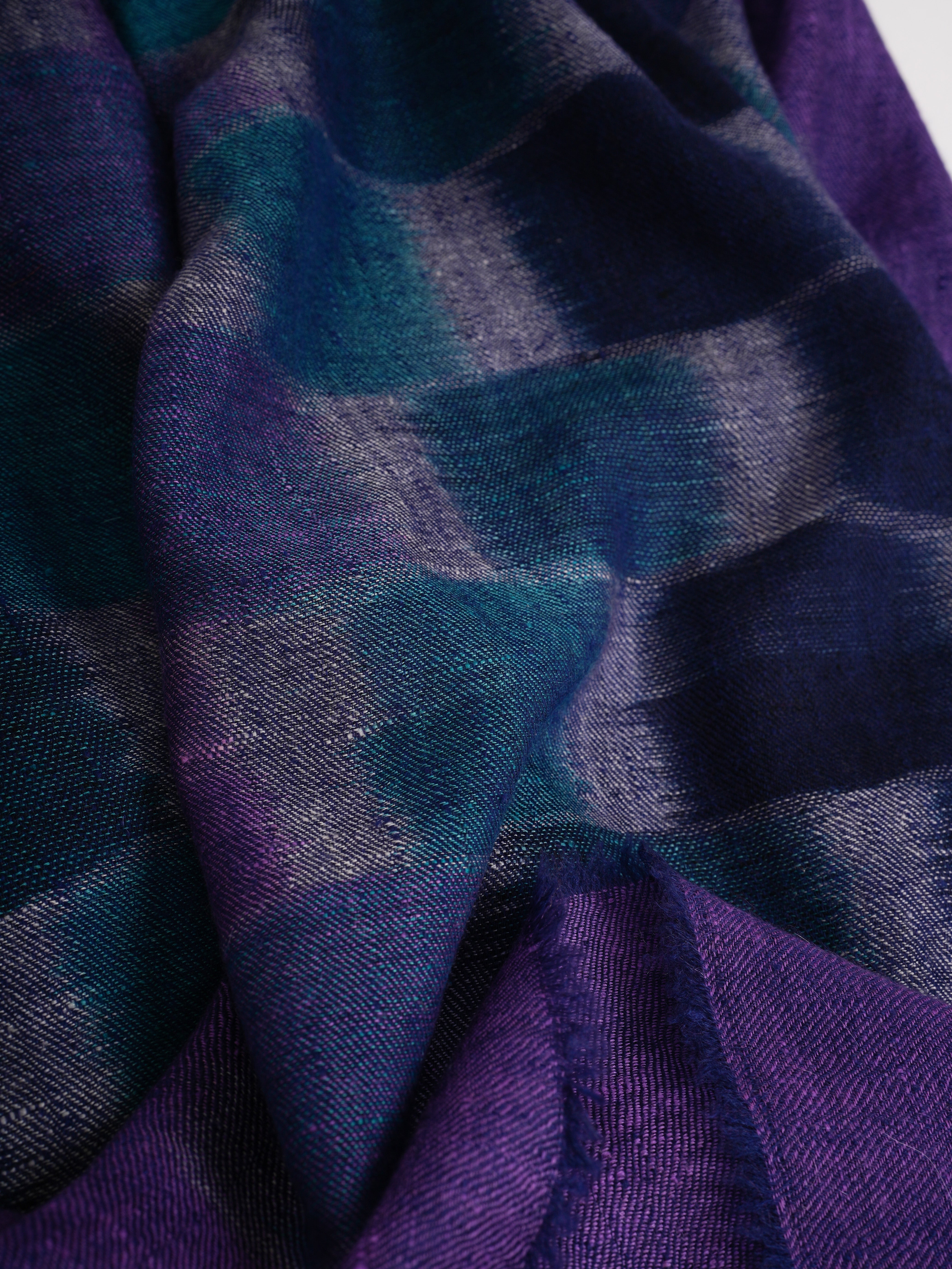 Space Dyed Handwoven Indian Cashmere Stole