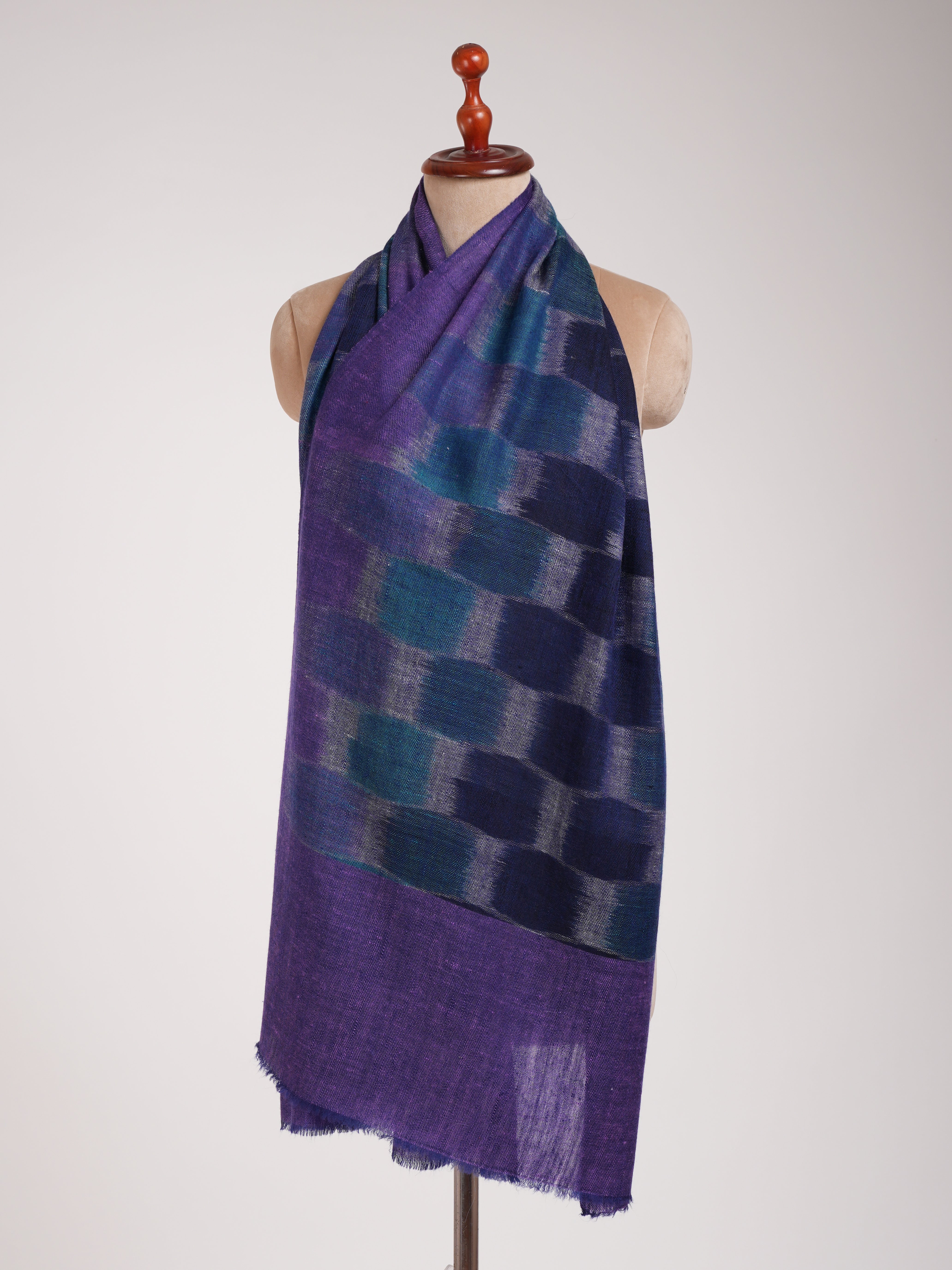 Space Dyed Handwoven Indian Cashmere Stole