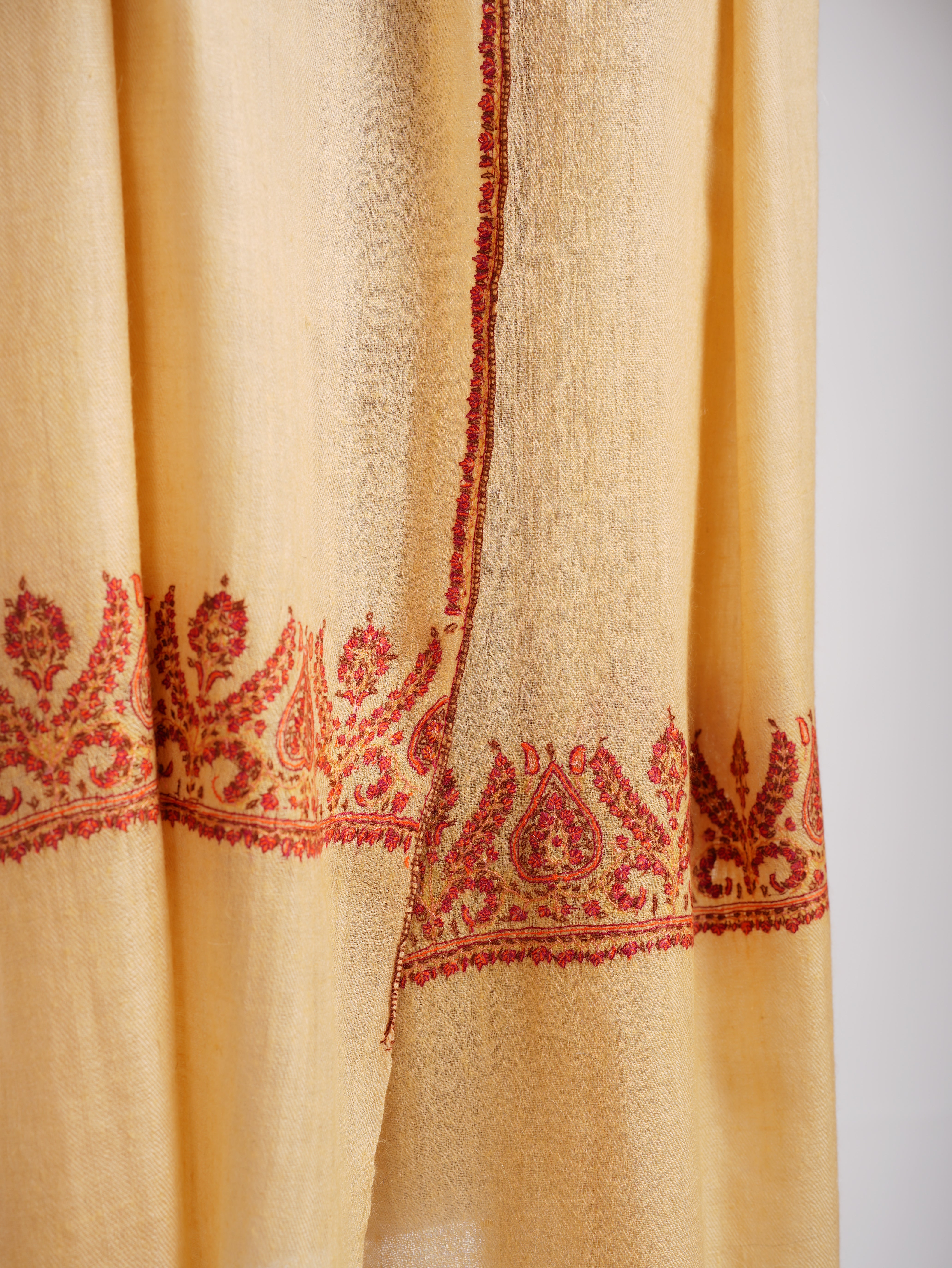 Palla Embroidered Kashmiri Cashmere Gift Scarf