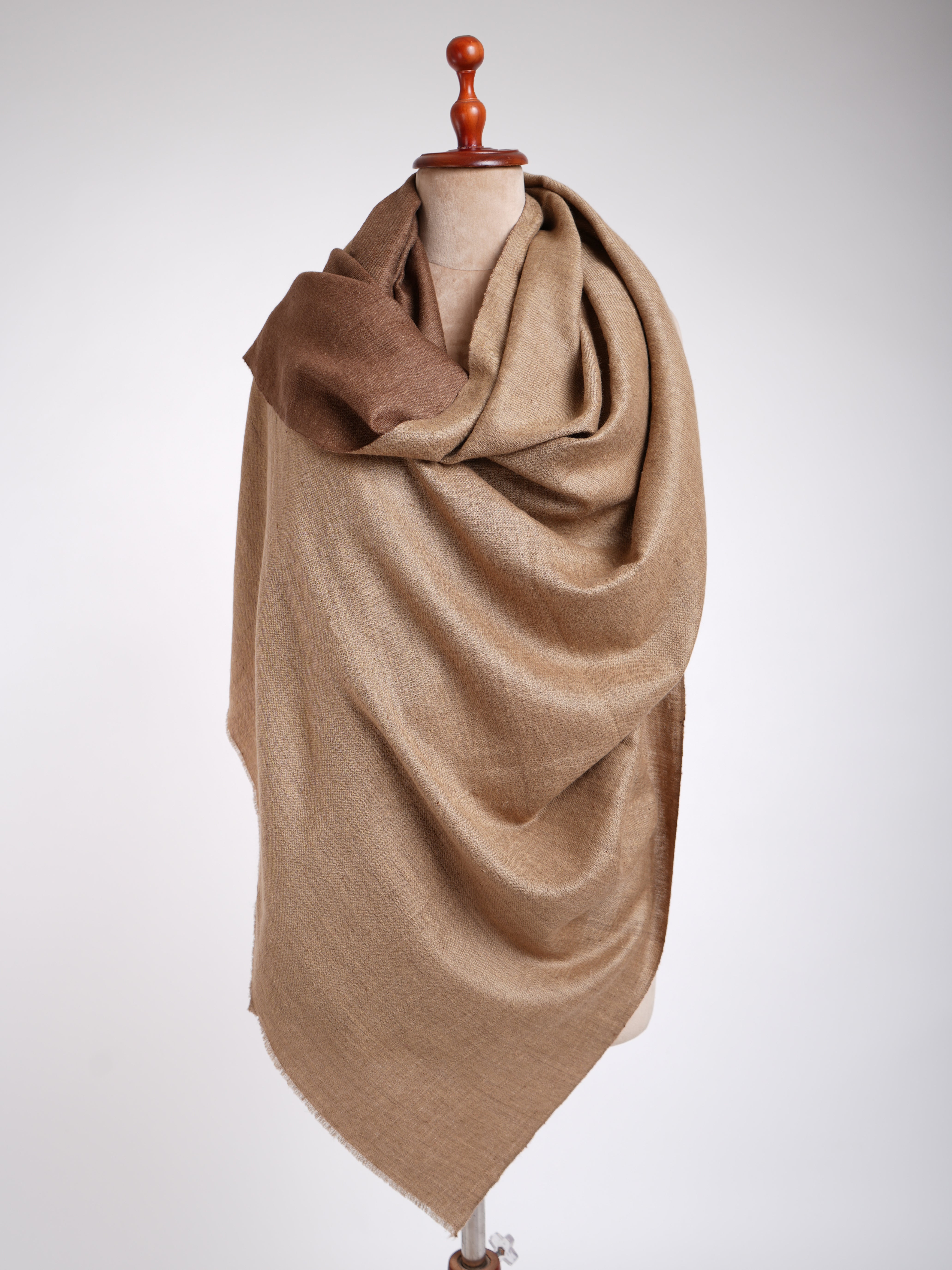 Châle Pashmina Macchiato Dualshade filé à la main