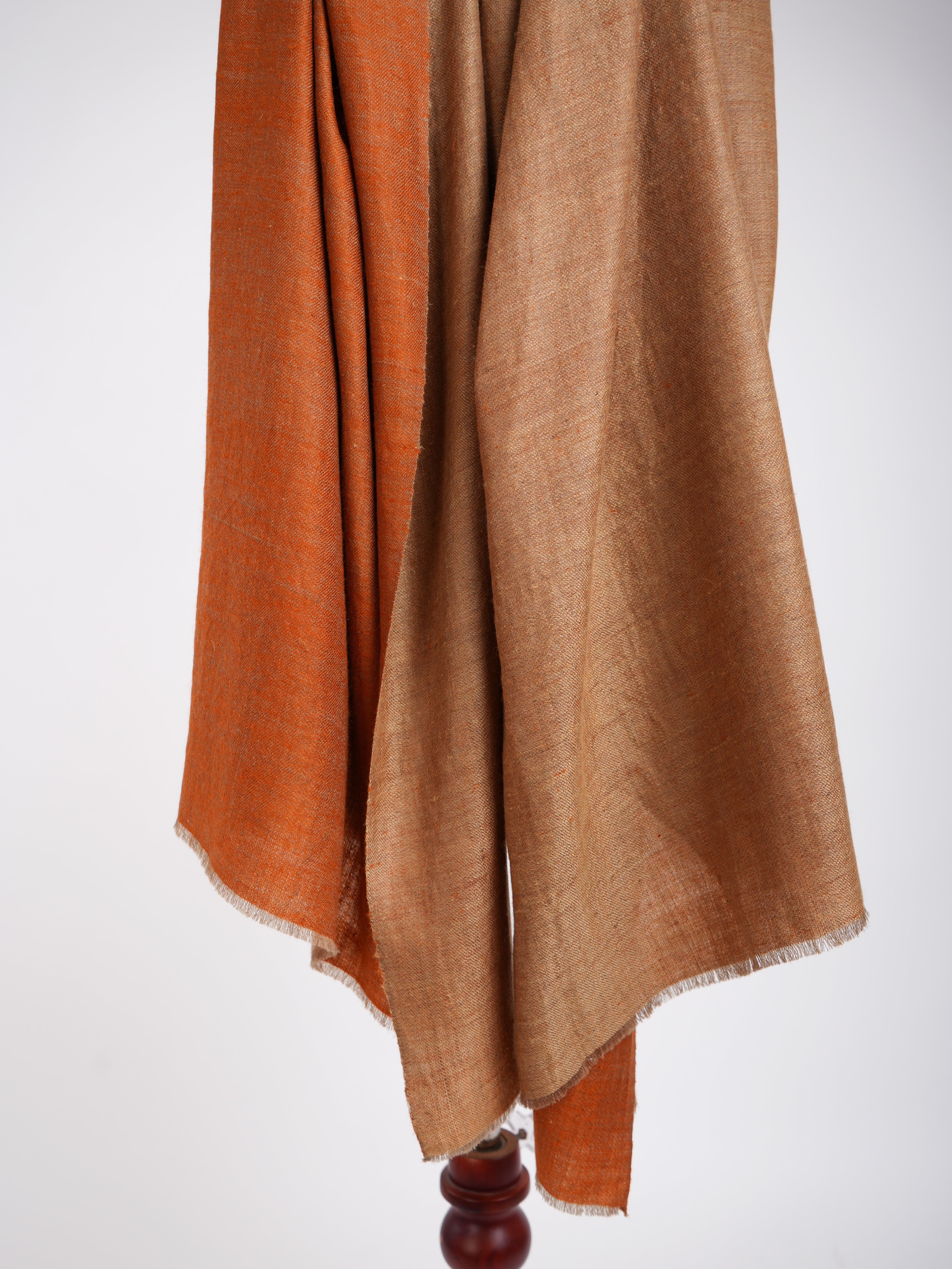 Dorukha Hand Spun Pashmina Shawl Autumn Maple