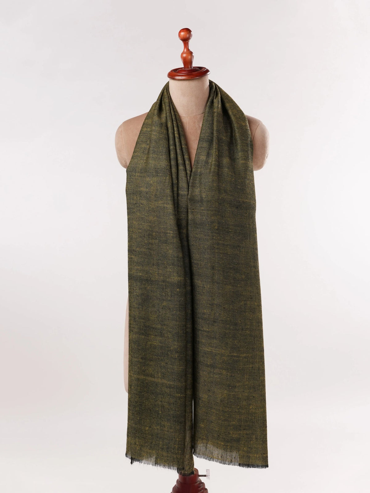 Handwoven Cross Shade Pure Cashmere Scarf