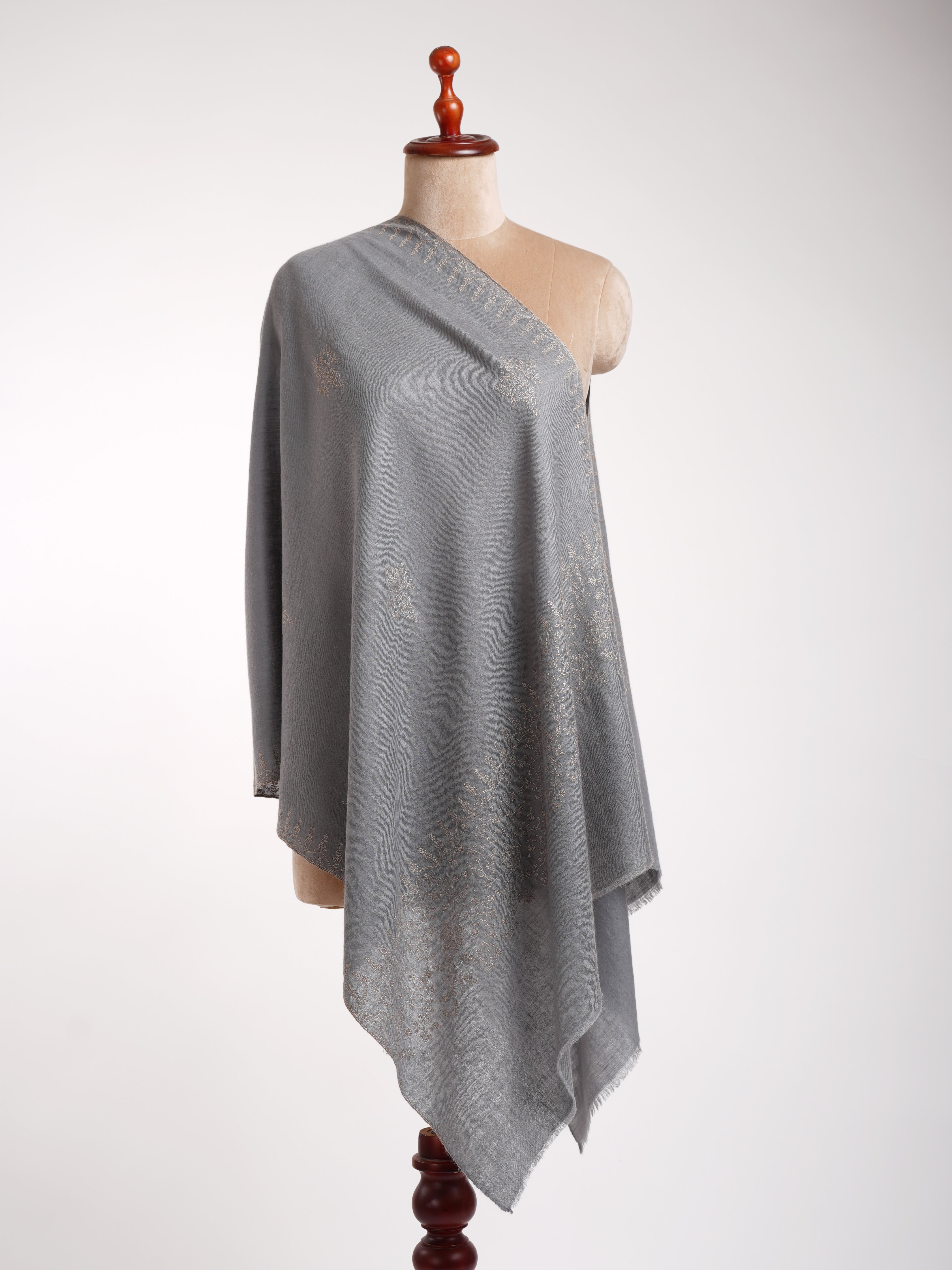 Palla Embroidered Summer Song Cashmere Stole