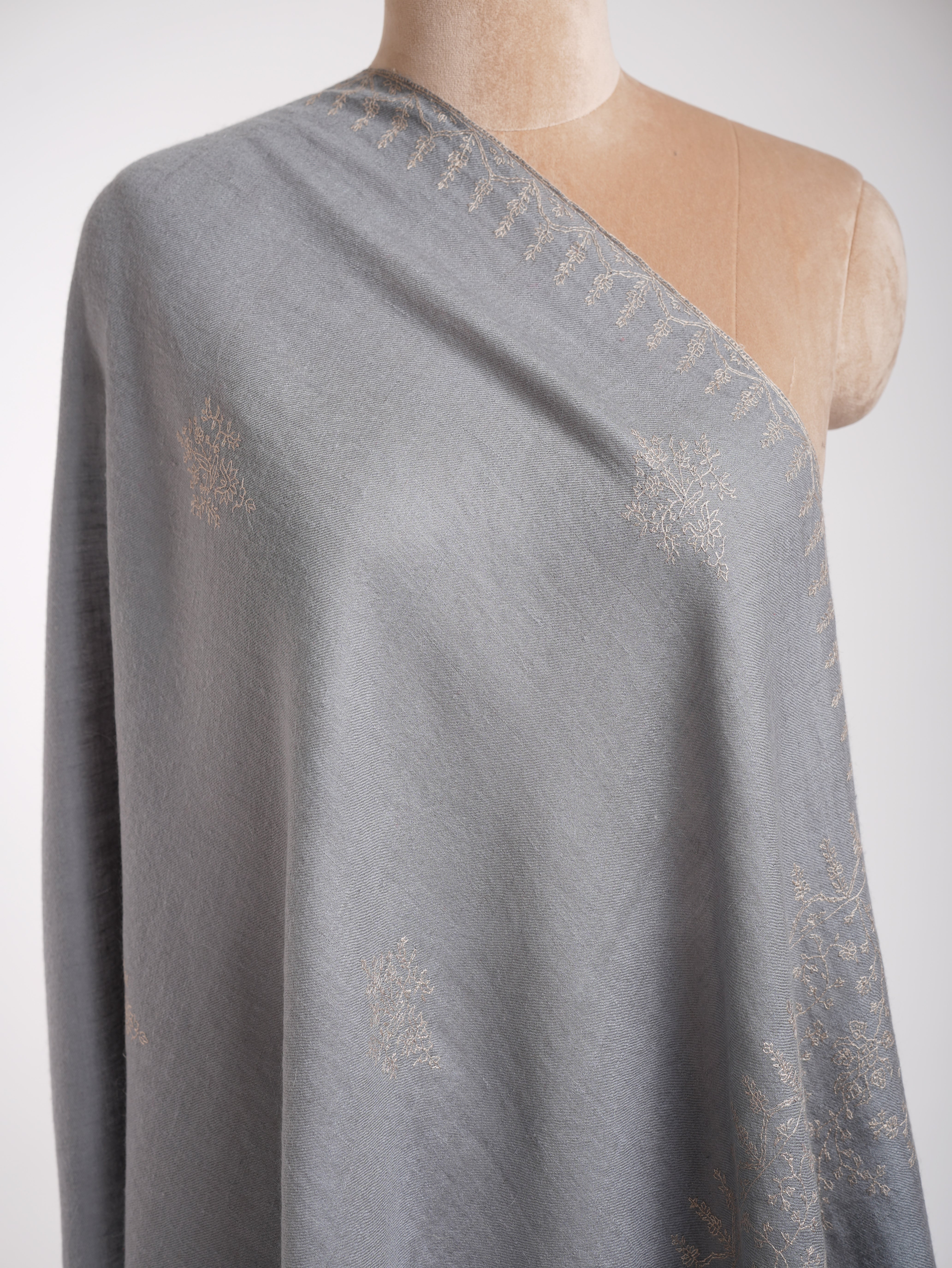 Palla Embroidered Summer Song Cashmere Stole