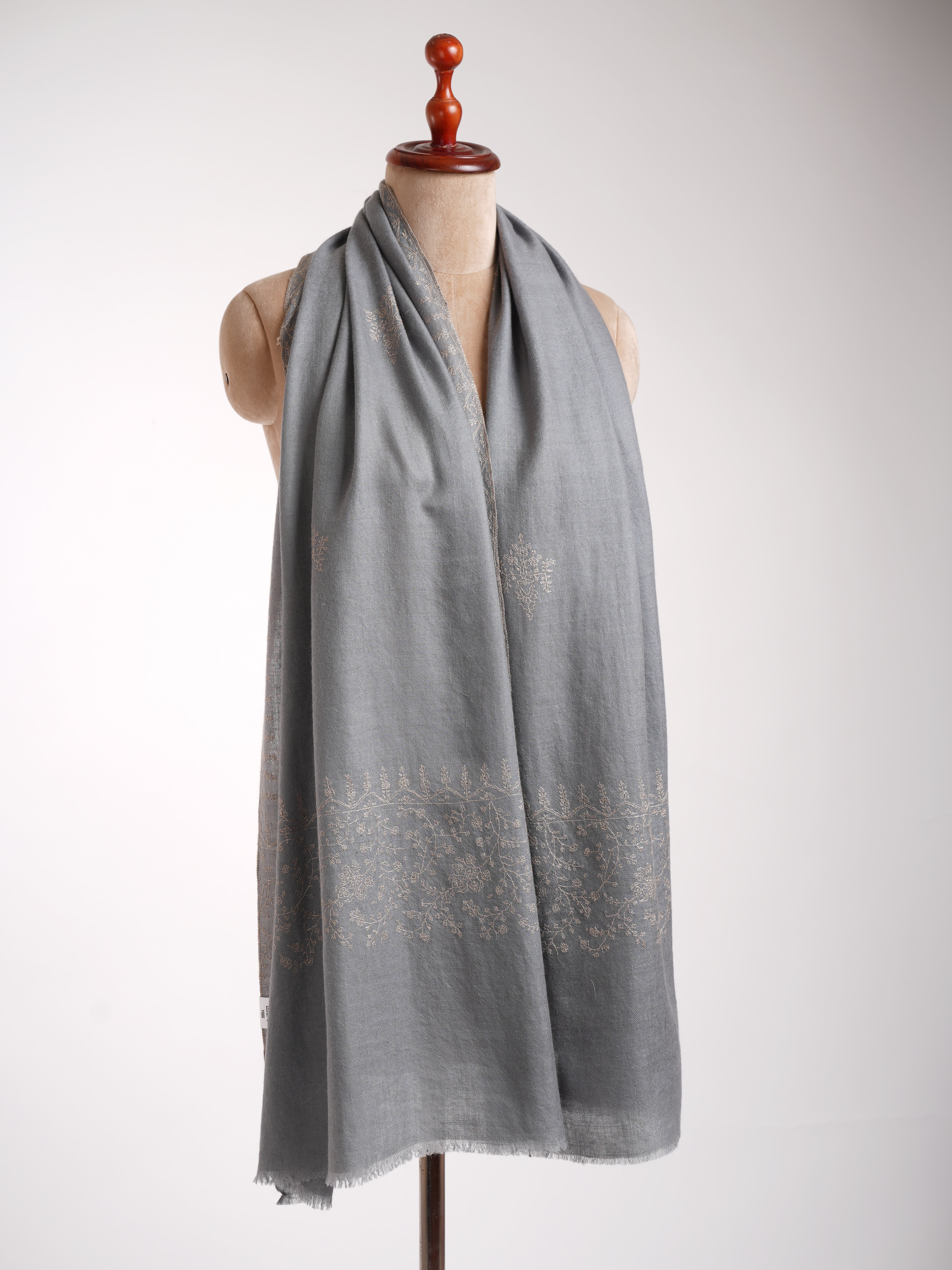 Palla Embroidered Summer Song Cashmere Stole