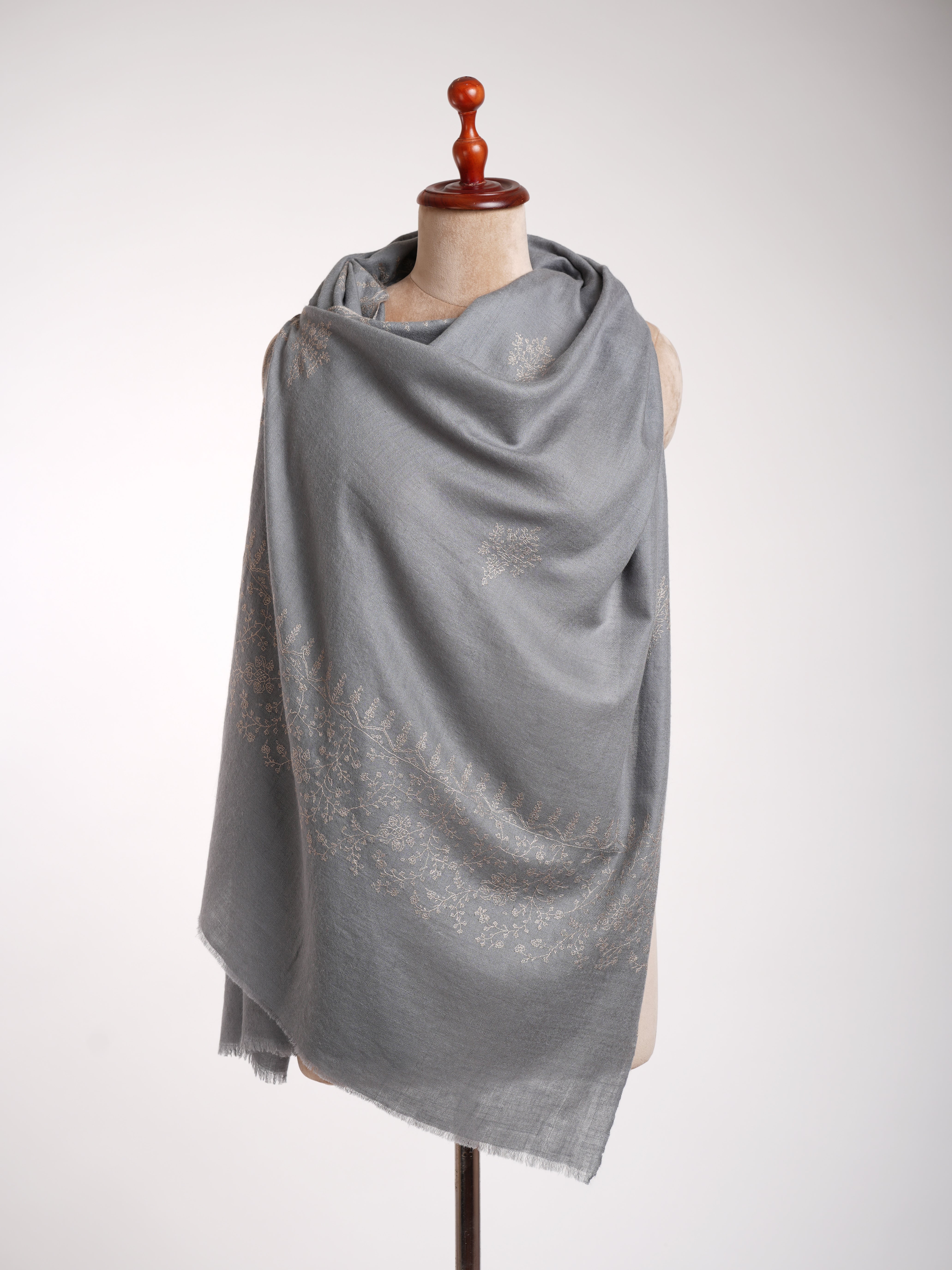 Palla Embroidered Summer Song Cashmere Stole