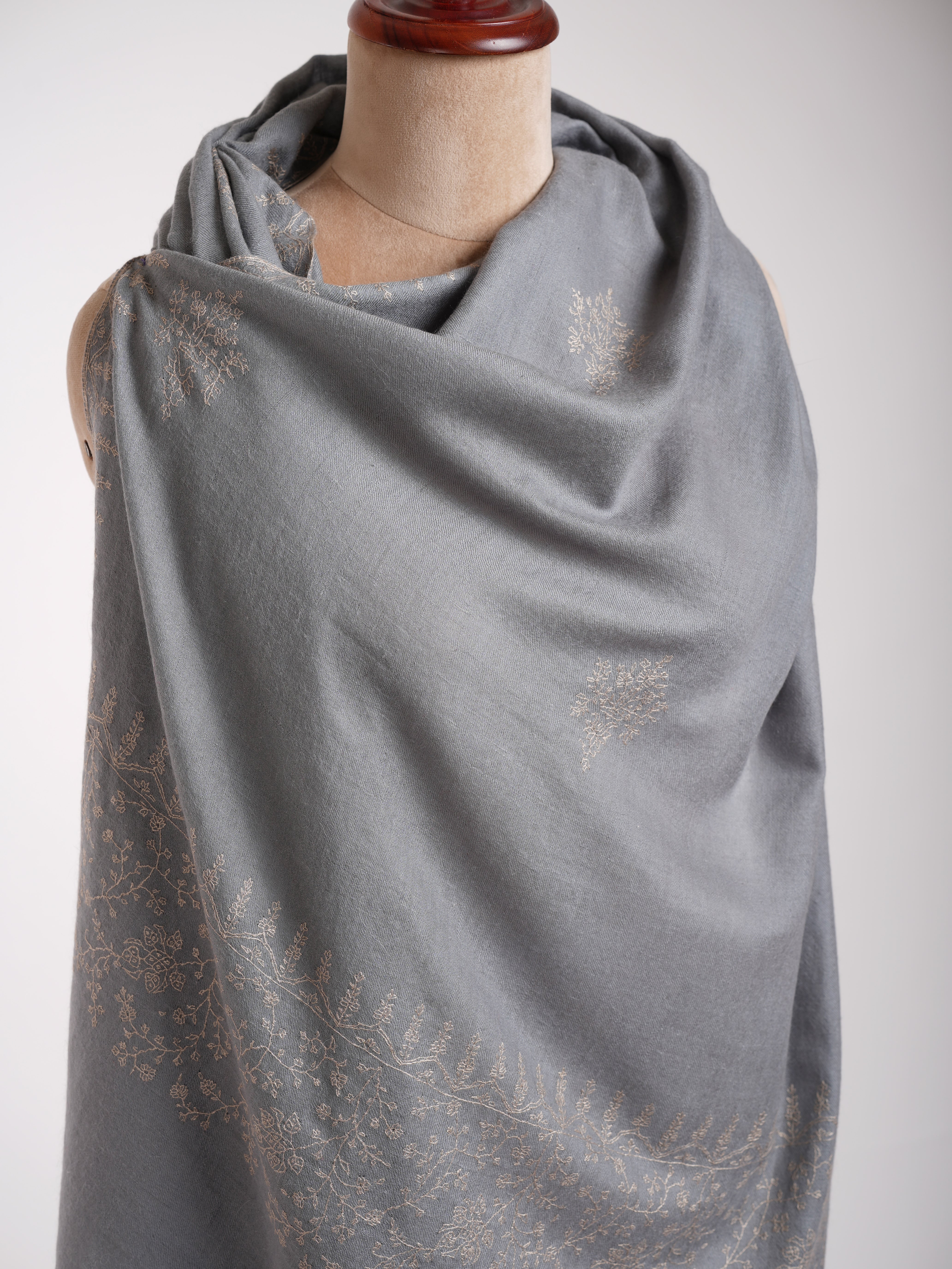 Palla Embroidered Summer Song Cashmere Stole