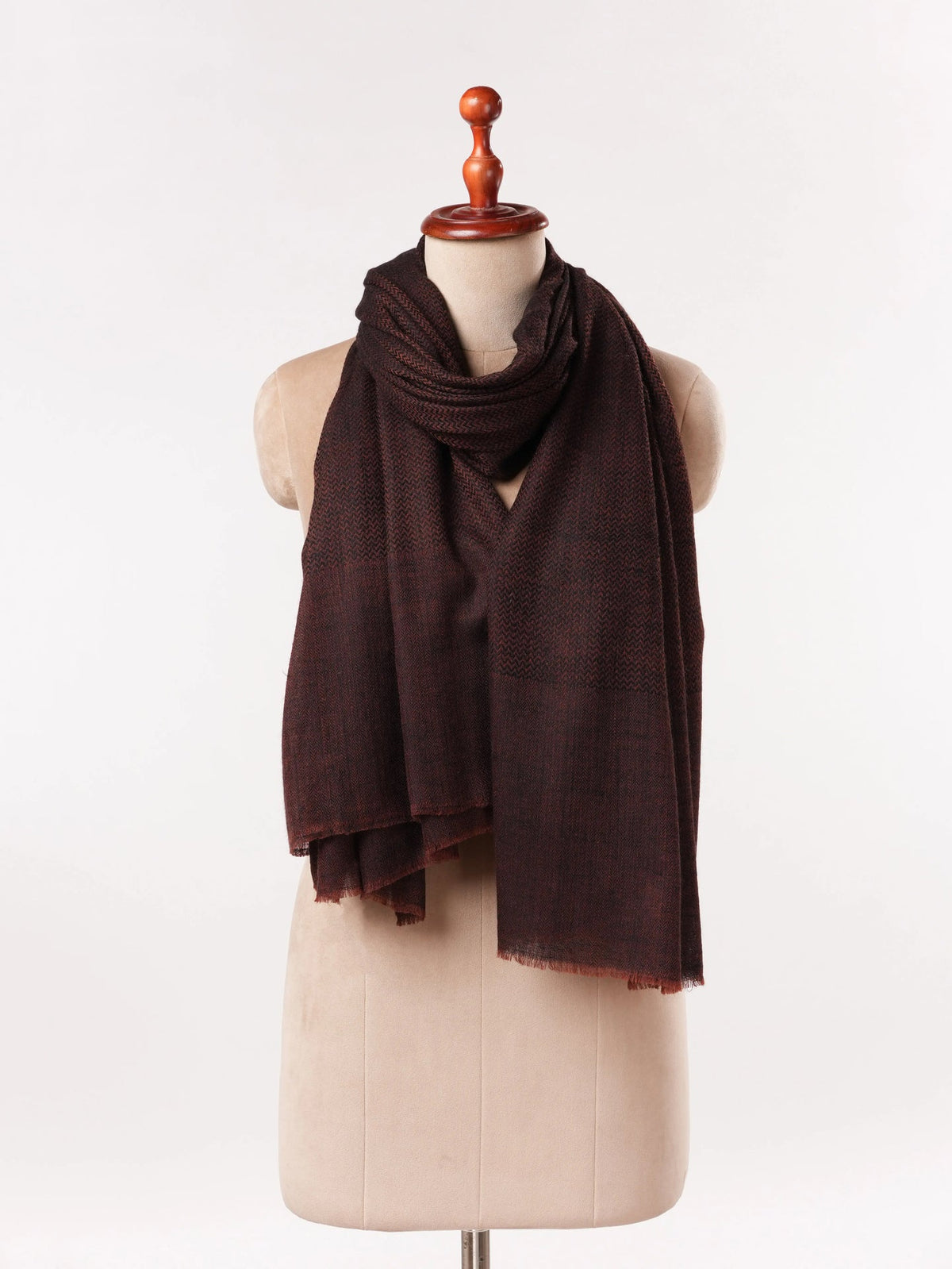 Cross Shade Handwoven Authentic Pashmina Shawl