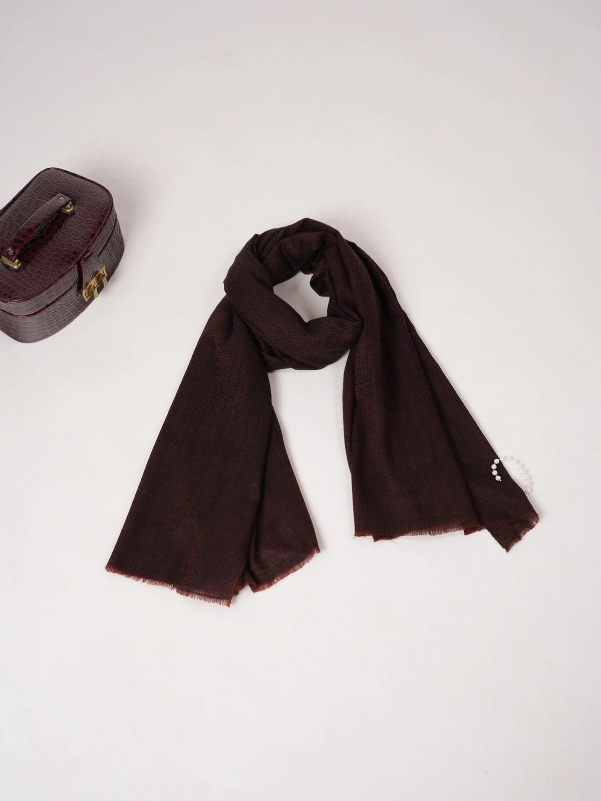 Cross Shade Handwoven Authentic Pashmina Shawl