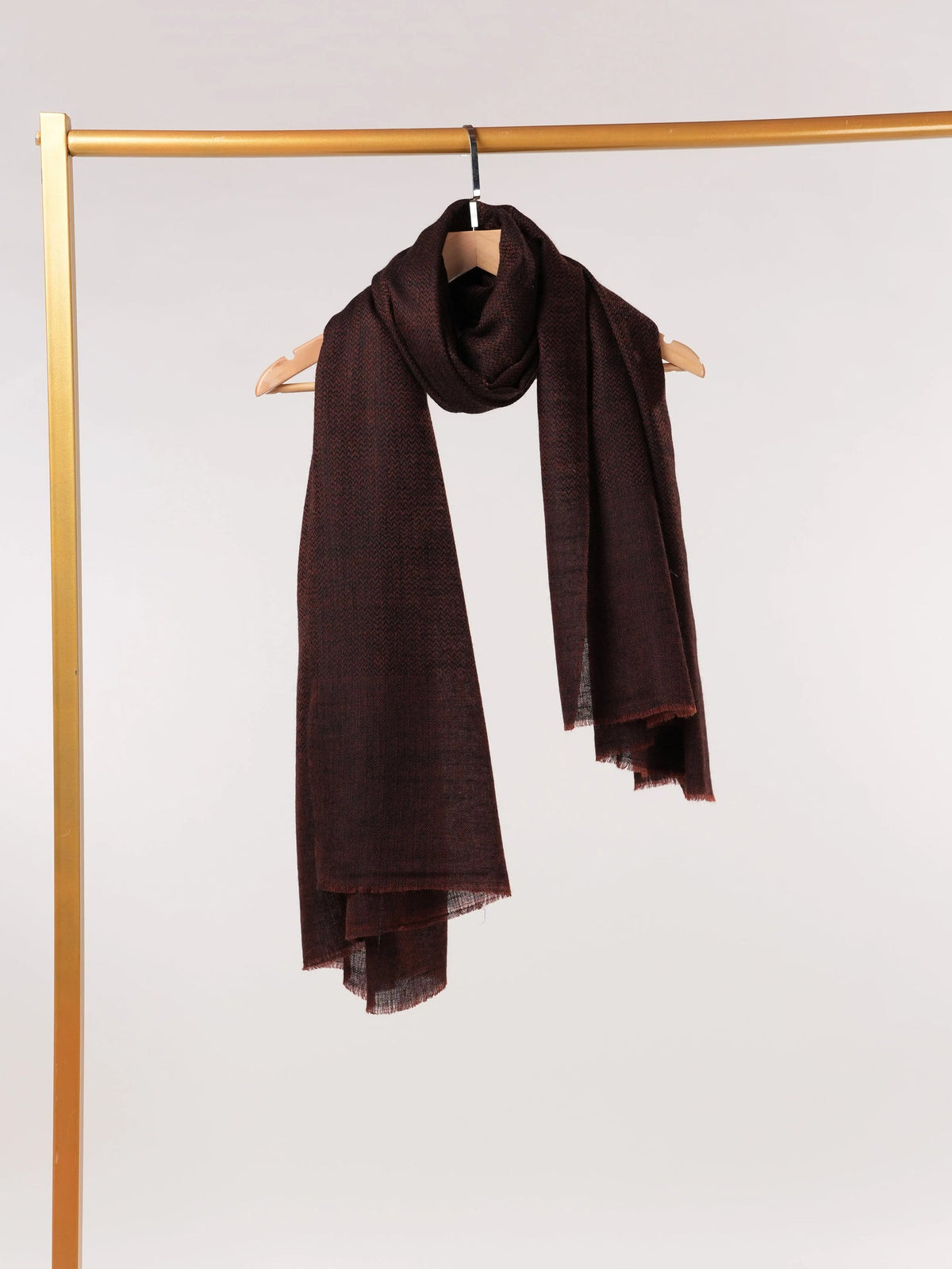 Cross Shade Handwoven Authentic Pashmina Shawl