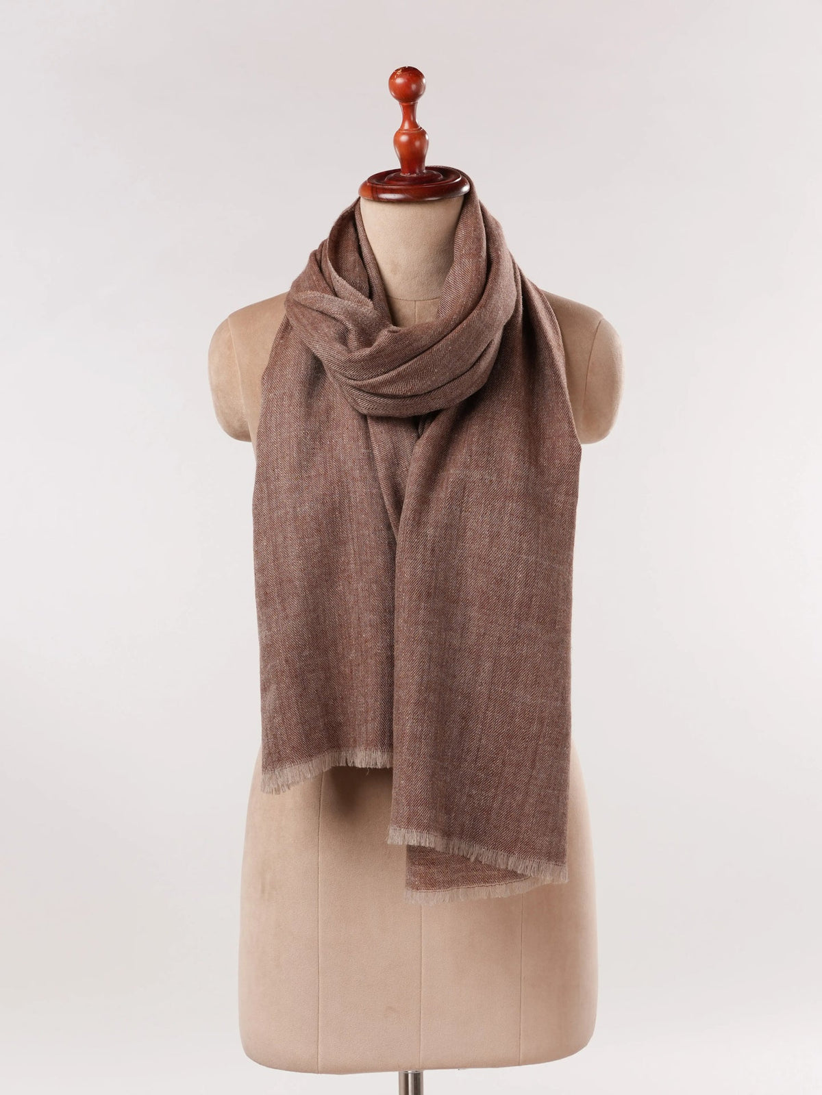 Cross Shade Handspun Handwoven Original Cashmere Scarf