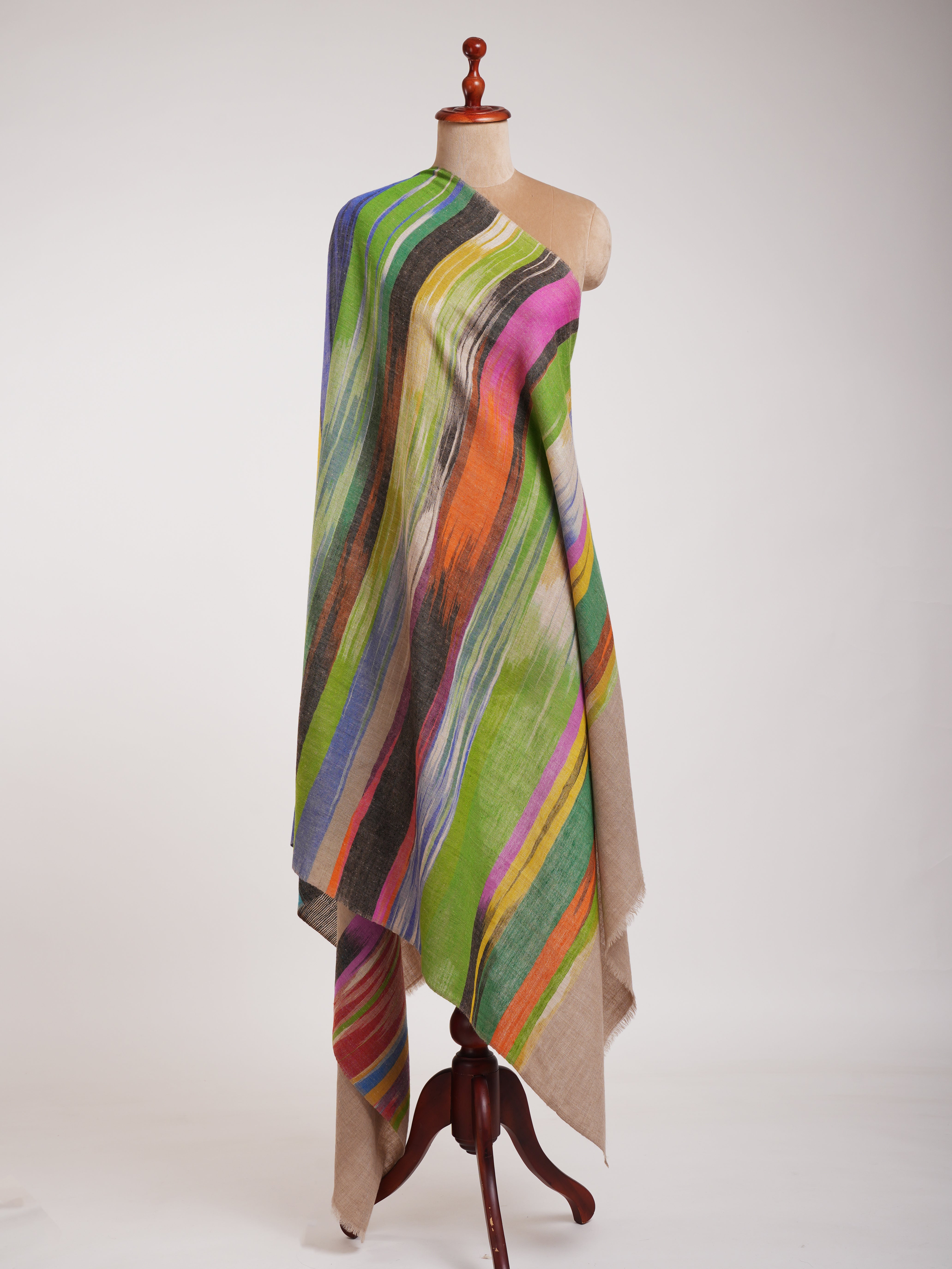 Handloomed Ikat Authentic Pashminas