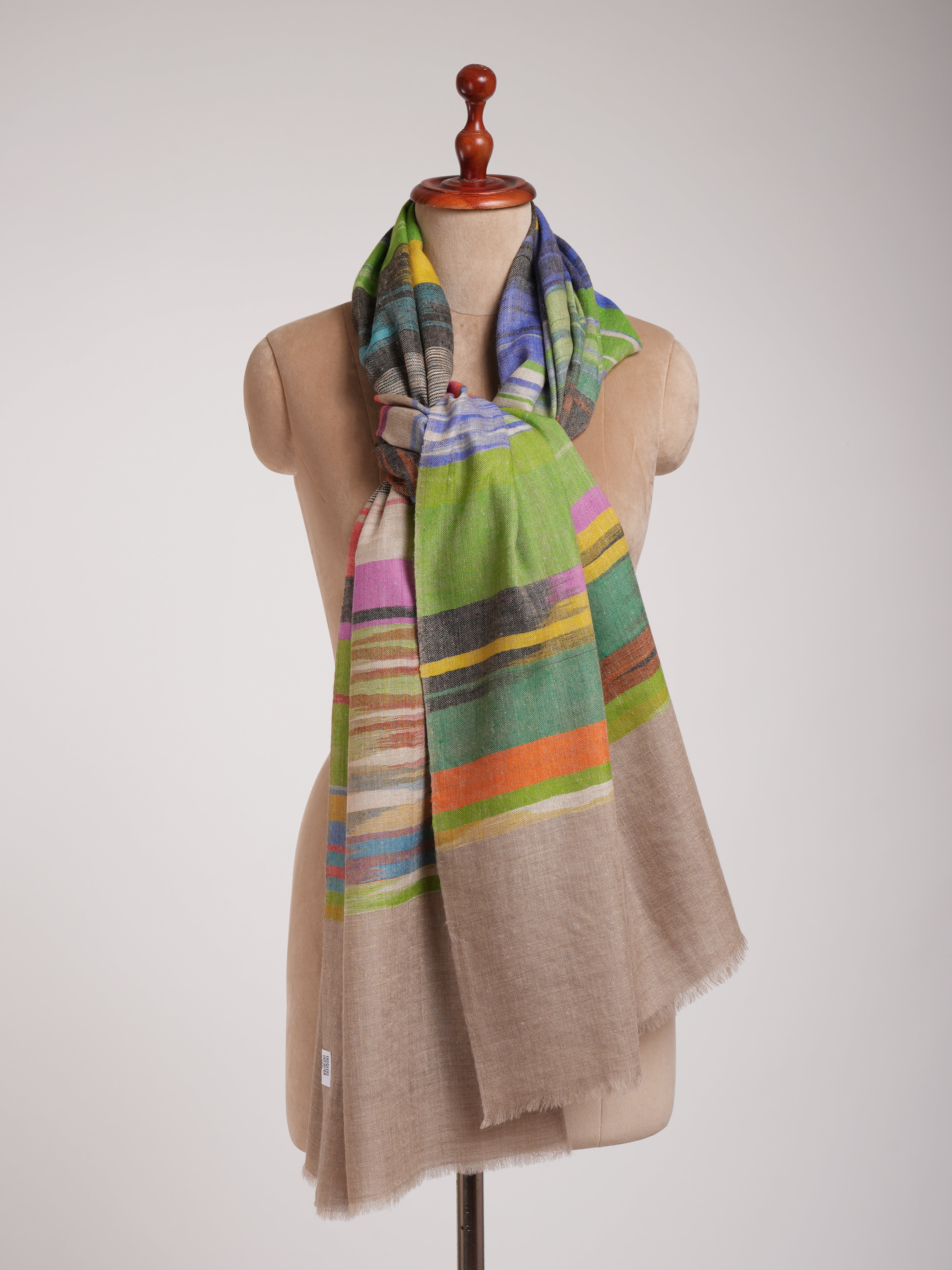 Handloomed Ikat Authentic Pashminas