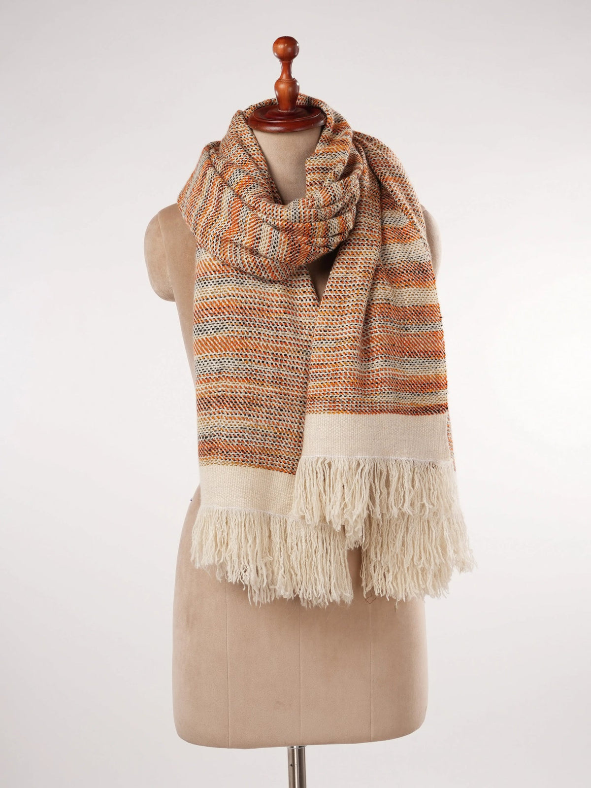 Handspun Thick Handwoven Pure Pashmina Shawl