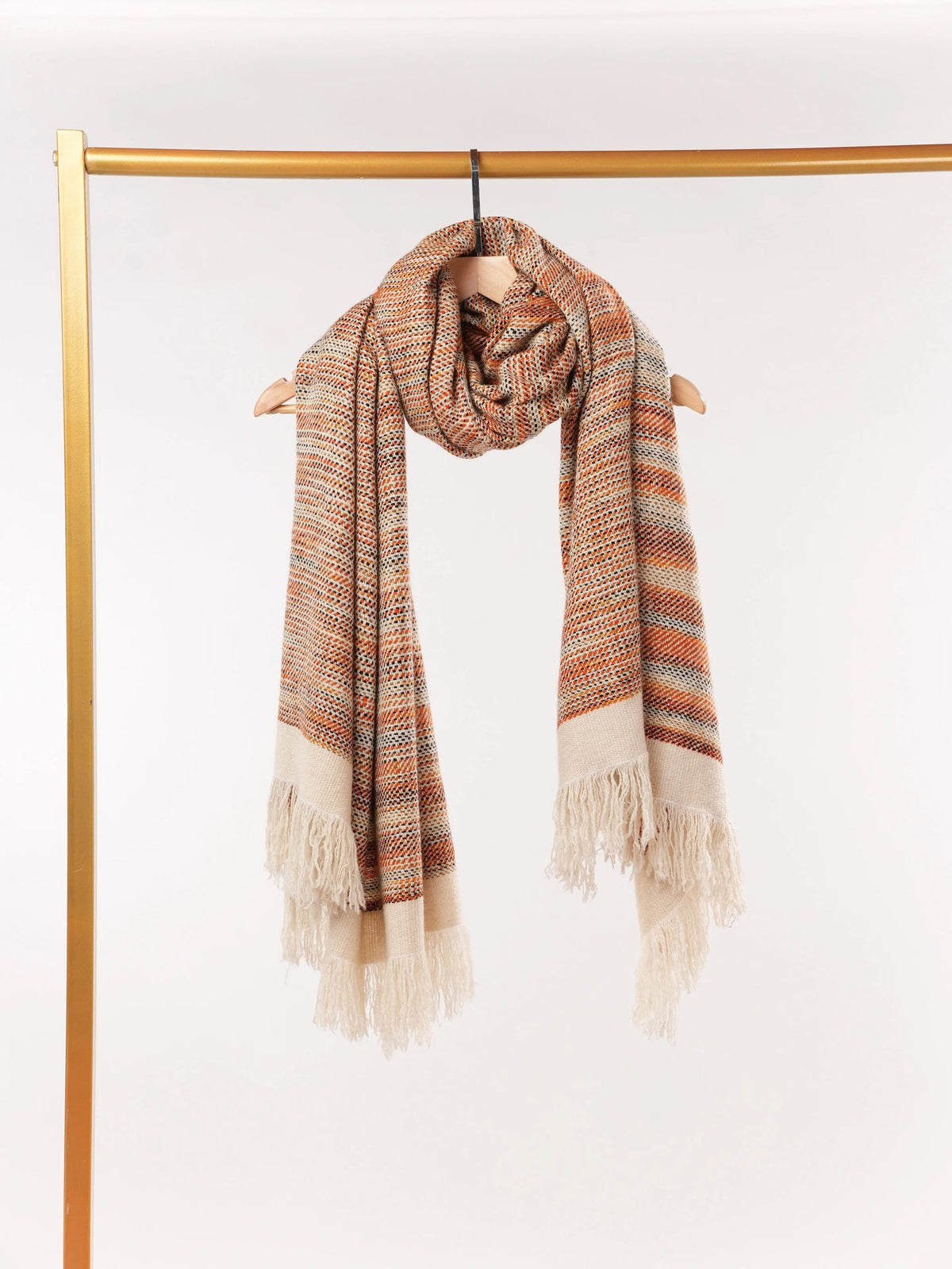 Handspun Thick Handwoven Pure Pashmina Shawl