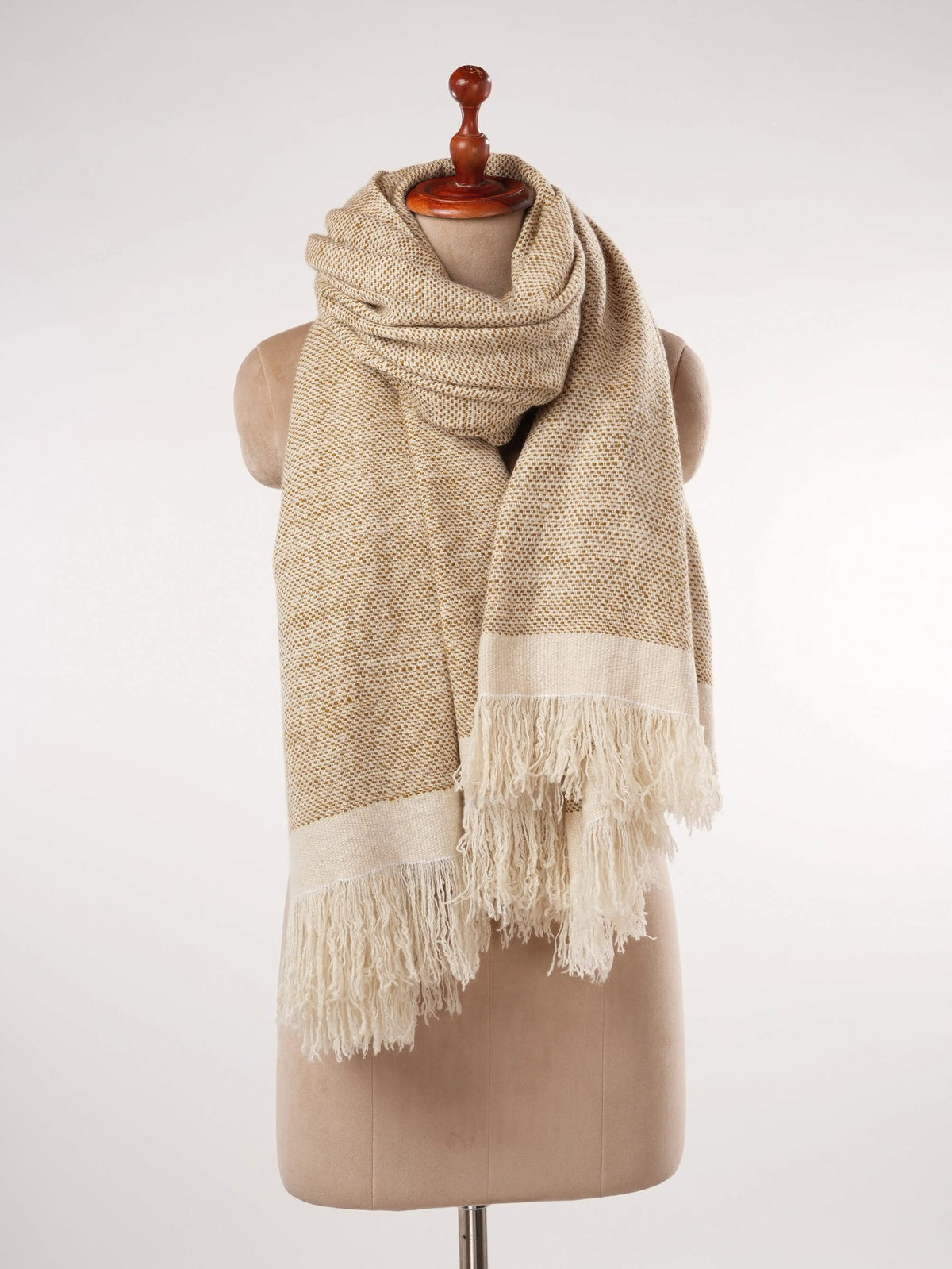 Handspun Thick Classic Handwoven Soft Pashmina Shawl