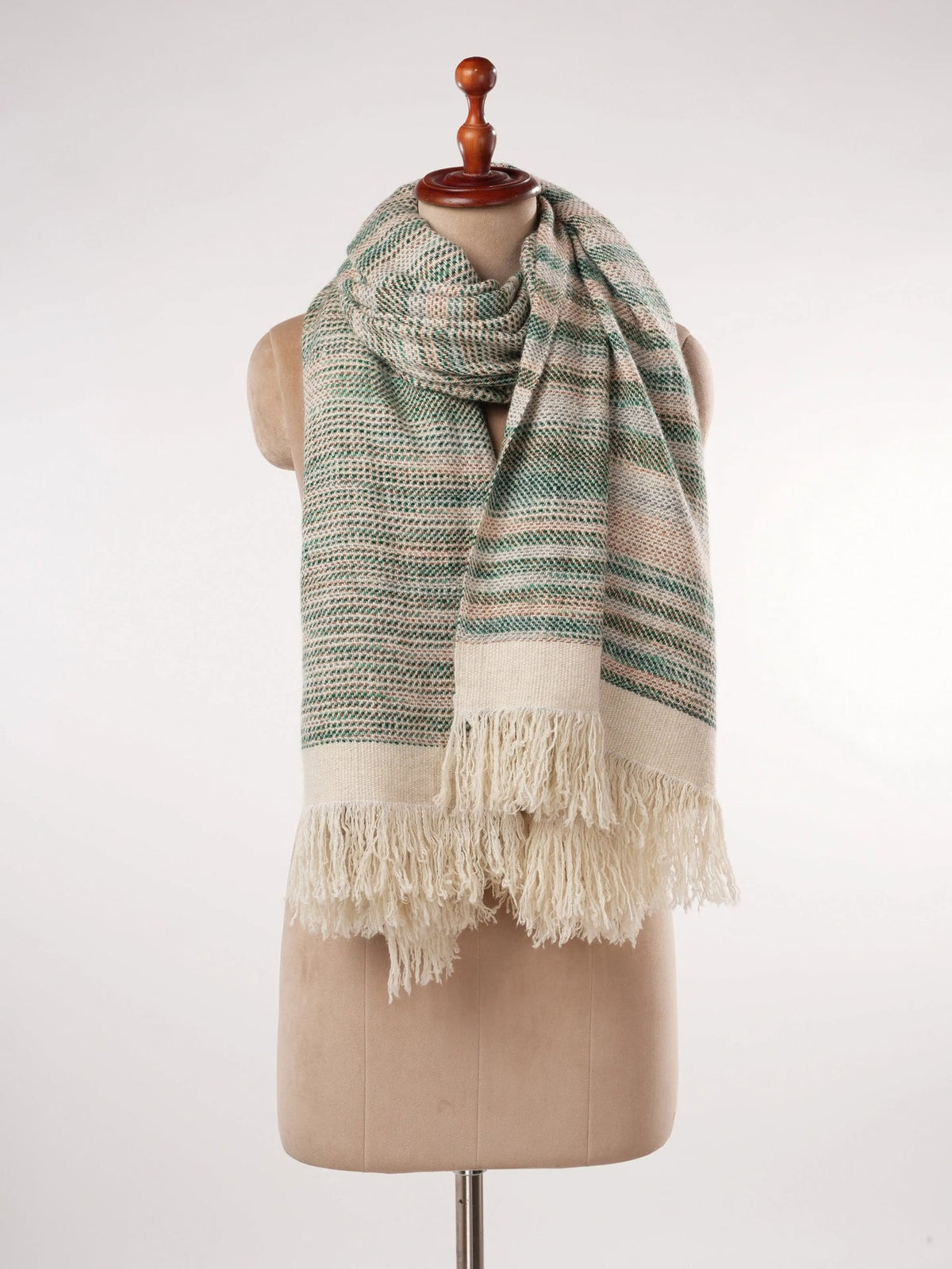 Handspun Thick Handwoven Authentic Pashmina Shawl
