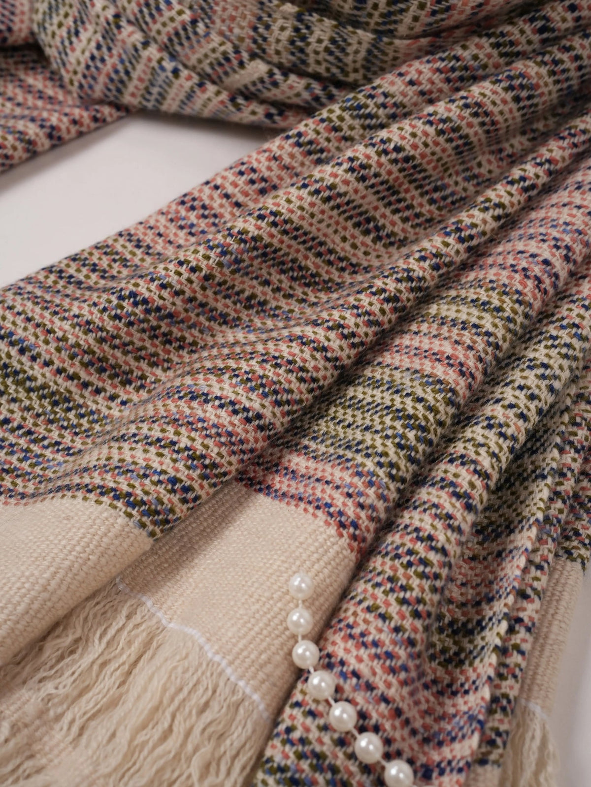 Handspun Handwoven Thick Warm Pashmina Shawl