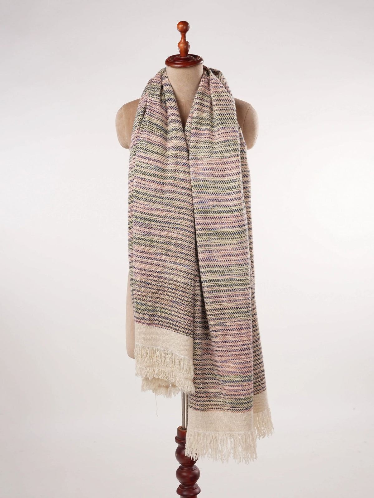 Handspun Handwoven Thick Warm Pashmina Shawl