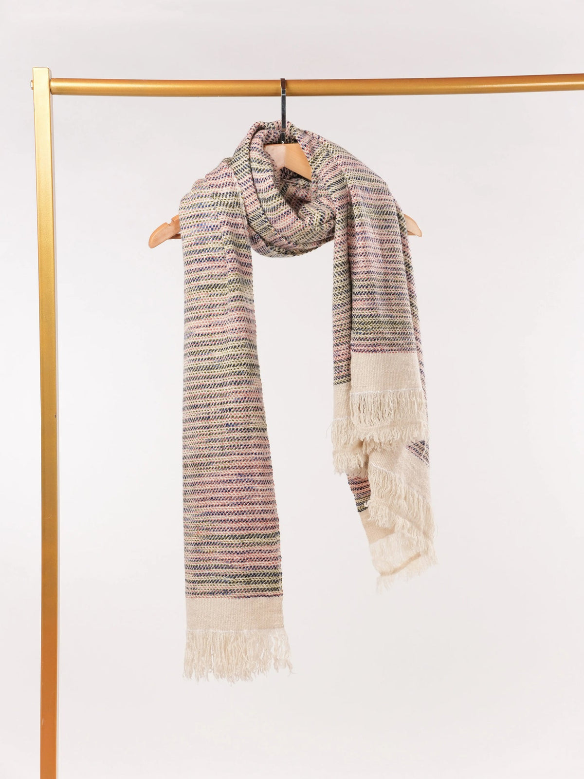 Handspun Handwoven Thick Warm Pashmina Shawl