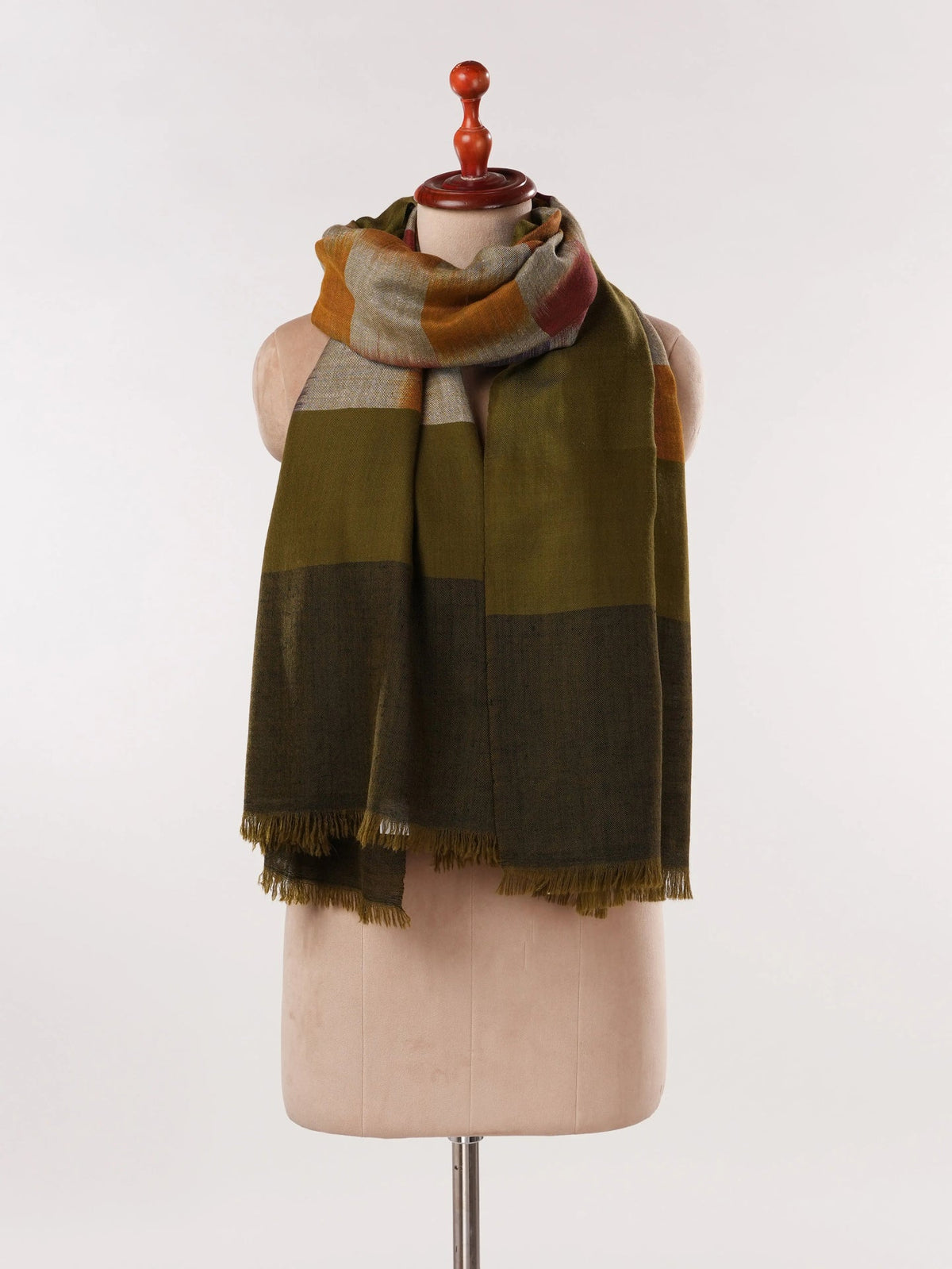 Ikat Handwoven Soft Pashmina Shawl
