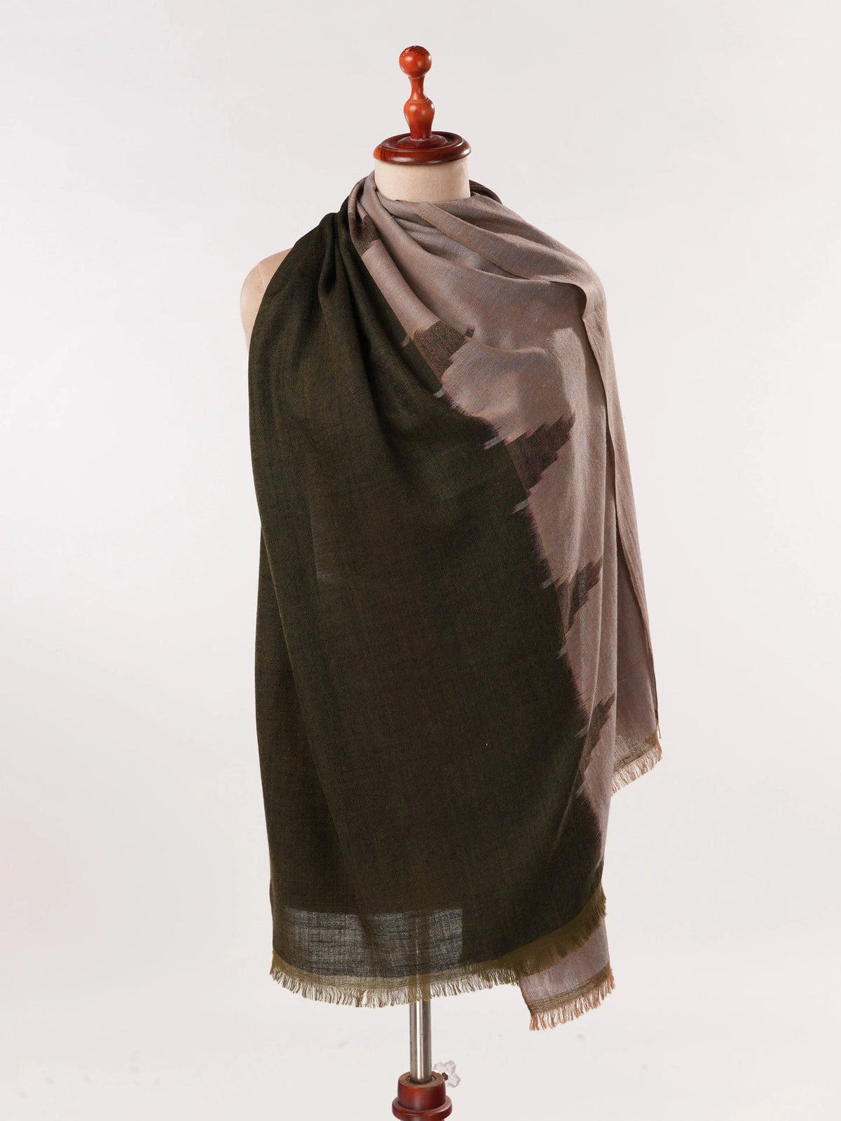 Ikat Handwoven Lightweight Pashmina Shawl
