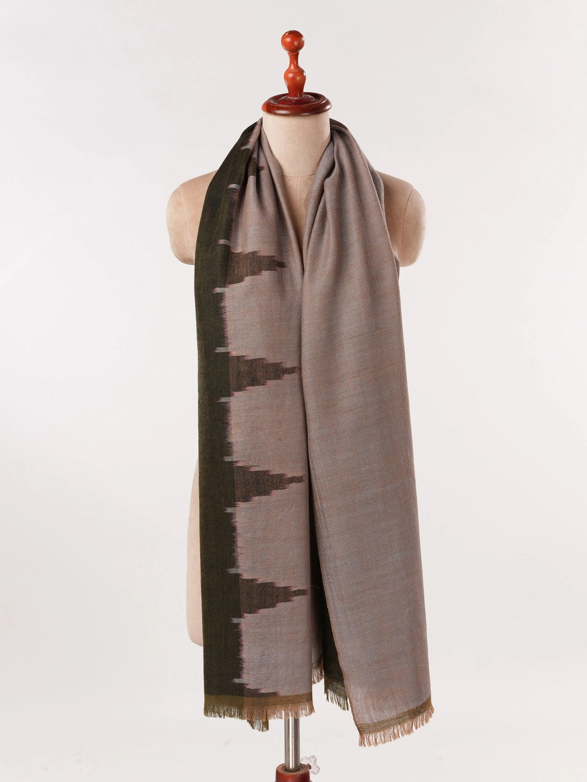 Ikat Handwoven Lightweight Pashmina Shawl
