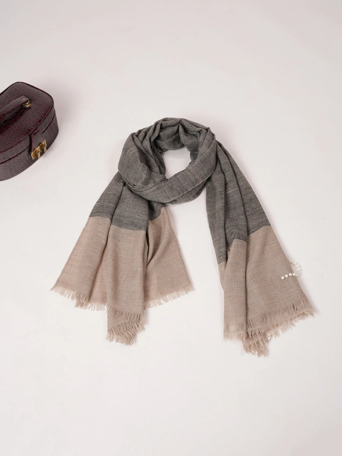 Black Soft Handwoven Pure Pashmina Shawl