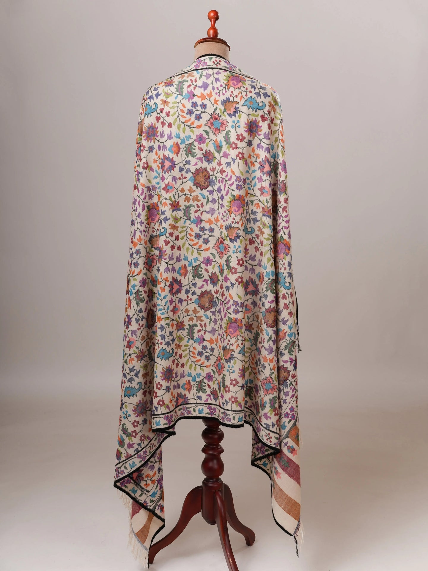 Floral Handwoven Kani Pashmina Shawl Shahkaar Global