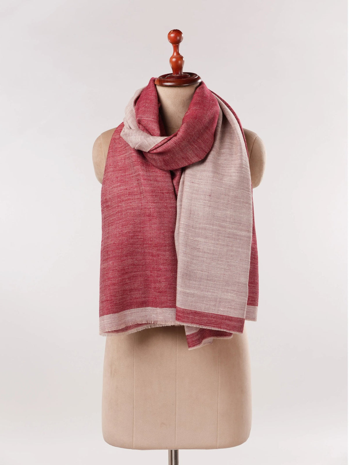 Dual Shade Handwoven Classic Pashmina Shawl
