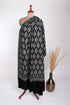 Black Xl Hand Embroidered Pashmina Shawl - FOREST