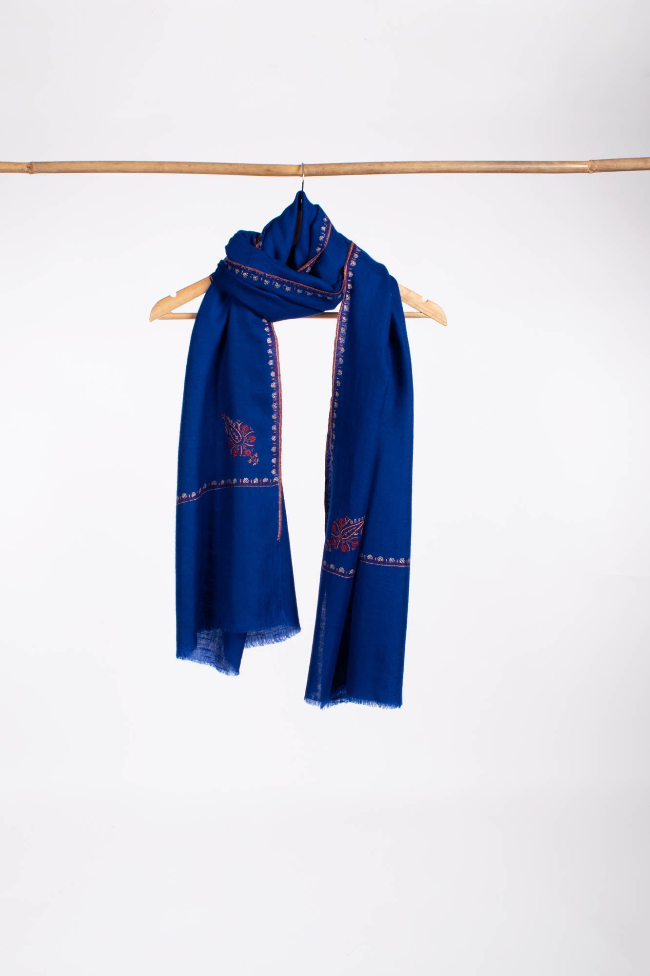 Sciarpa leggera in cashmere blu reale - HOPE