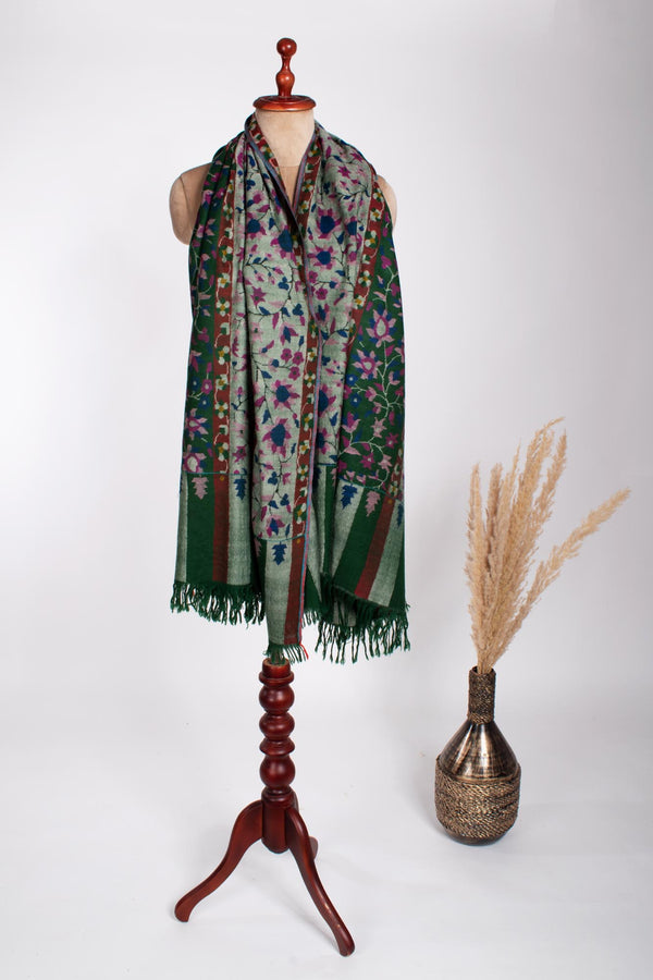 Kashmiri Pashmina Jamavar Shawls & Scarves | Shahkaar
