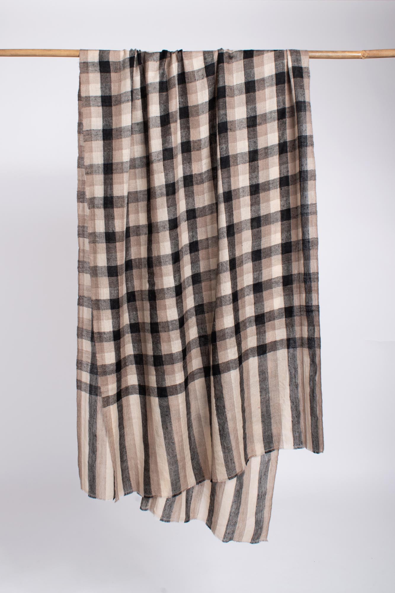 Classic Handloomed Kashmiri Cashmere Scarf - MUKHTA