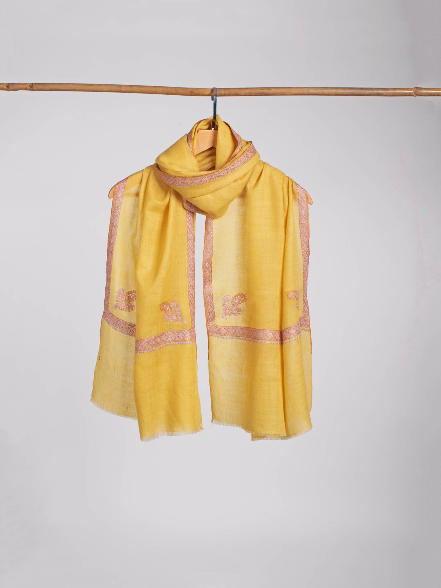 Golden Hashia Beautiful Cashmere Scarf - LEWISTON