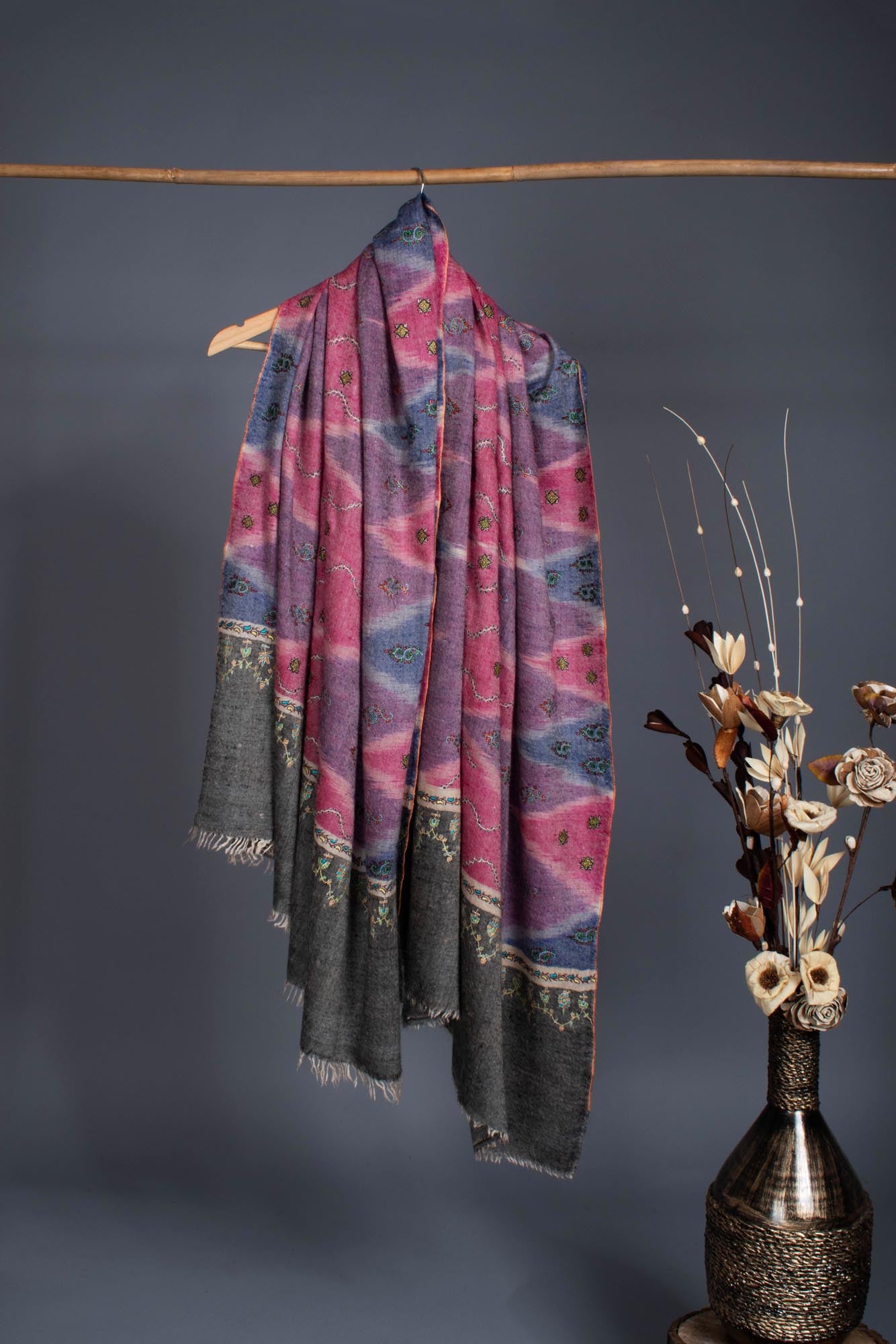 手工刺绣 Ikat Pashmina - BARMER