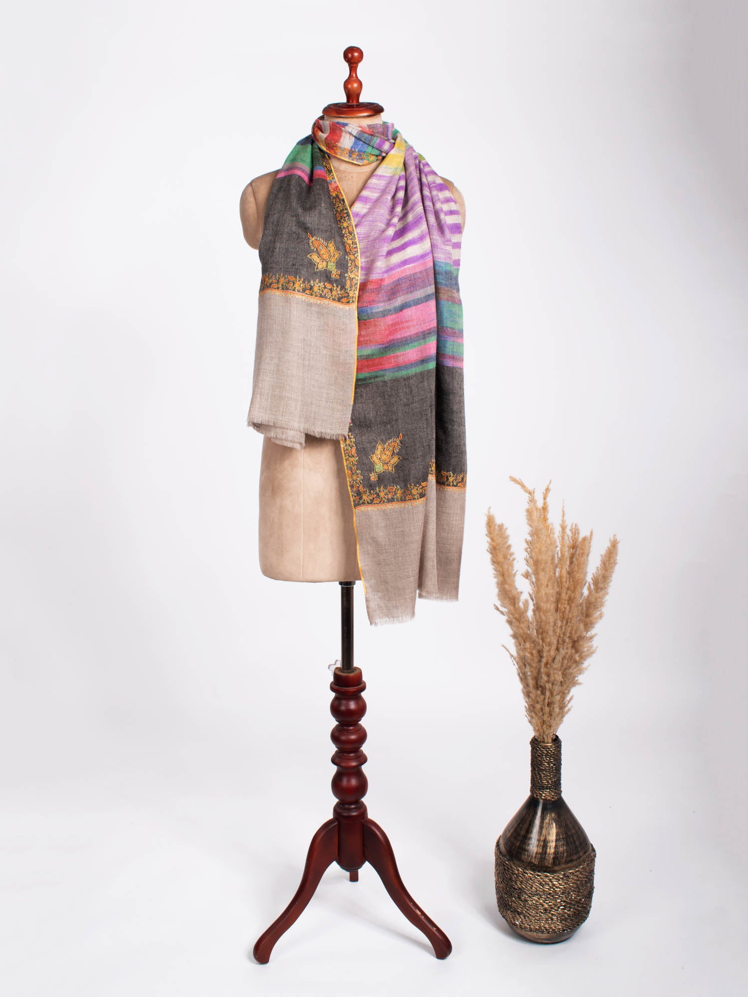 Sciarpe in cashmere multicolori Hashia - PUEBLO