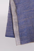 Dorukha Cashmere Scarf in Ivory Blue - WHITEHAVEN