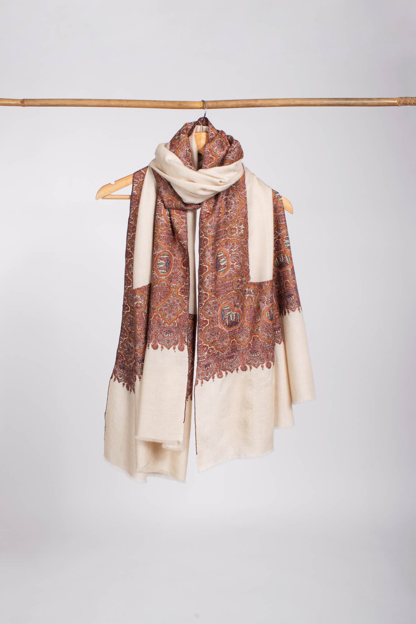 Châle Pashmina à motif antique Kalan Daur - SALINAS