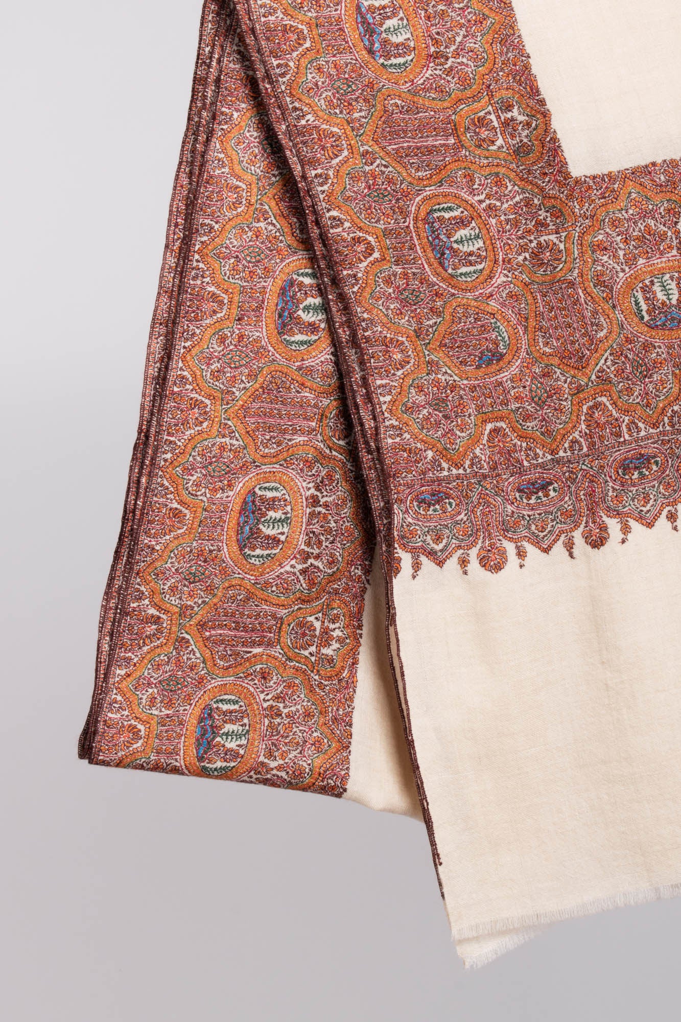 Châle Pashmina à motif antique Kalan Daur - SALINAS