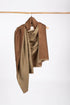 Olive and Brown Reversible Kashmiri Shawl - HAINES