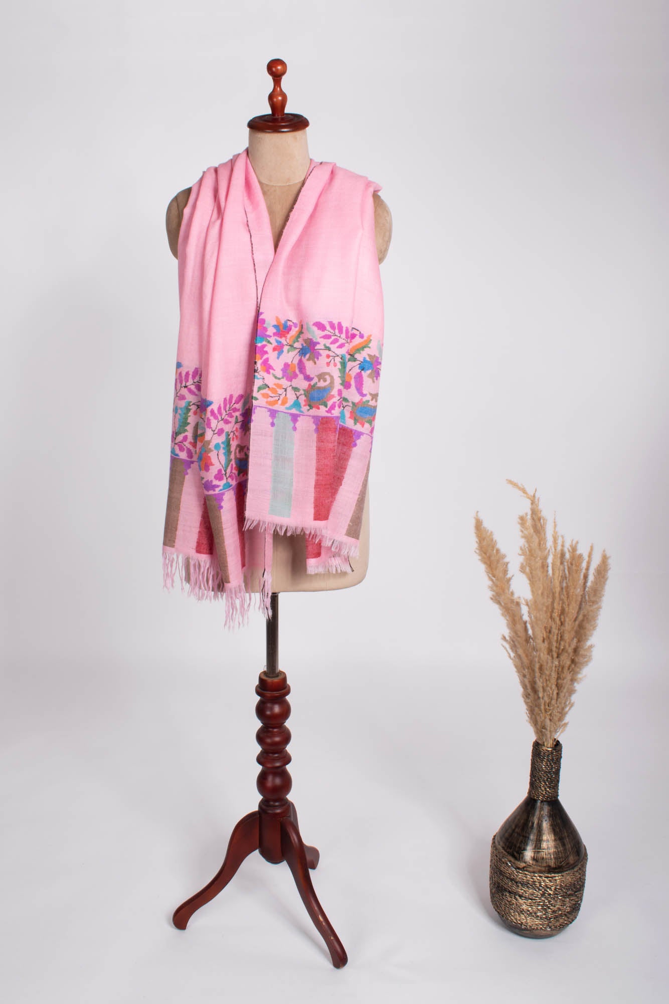 Pink Kani Cashmere Scarf - CORDOVA