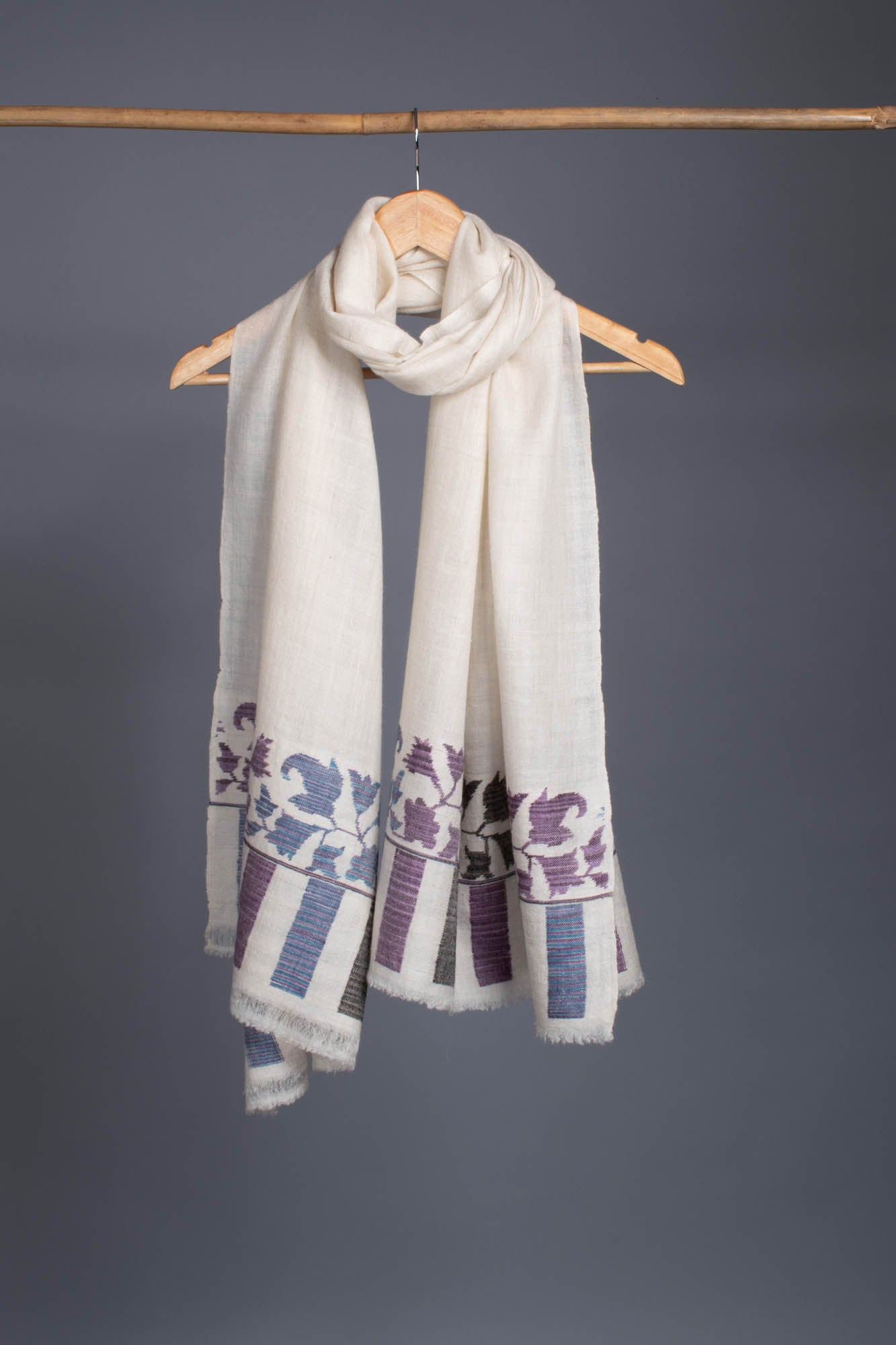 Ivory Kani Pashmina Scarf - SINTRA