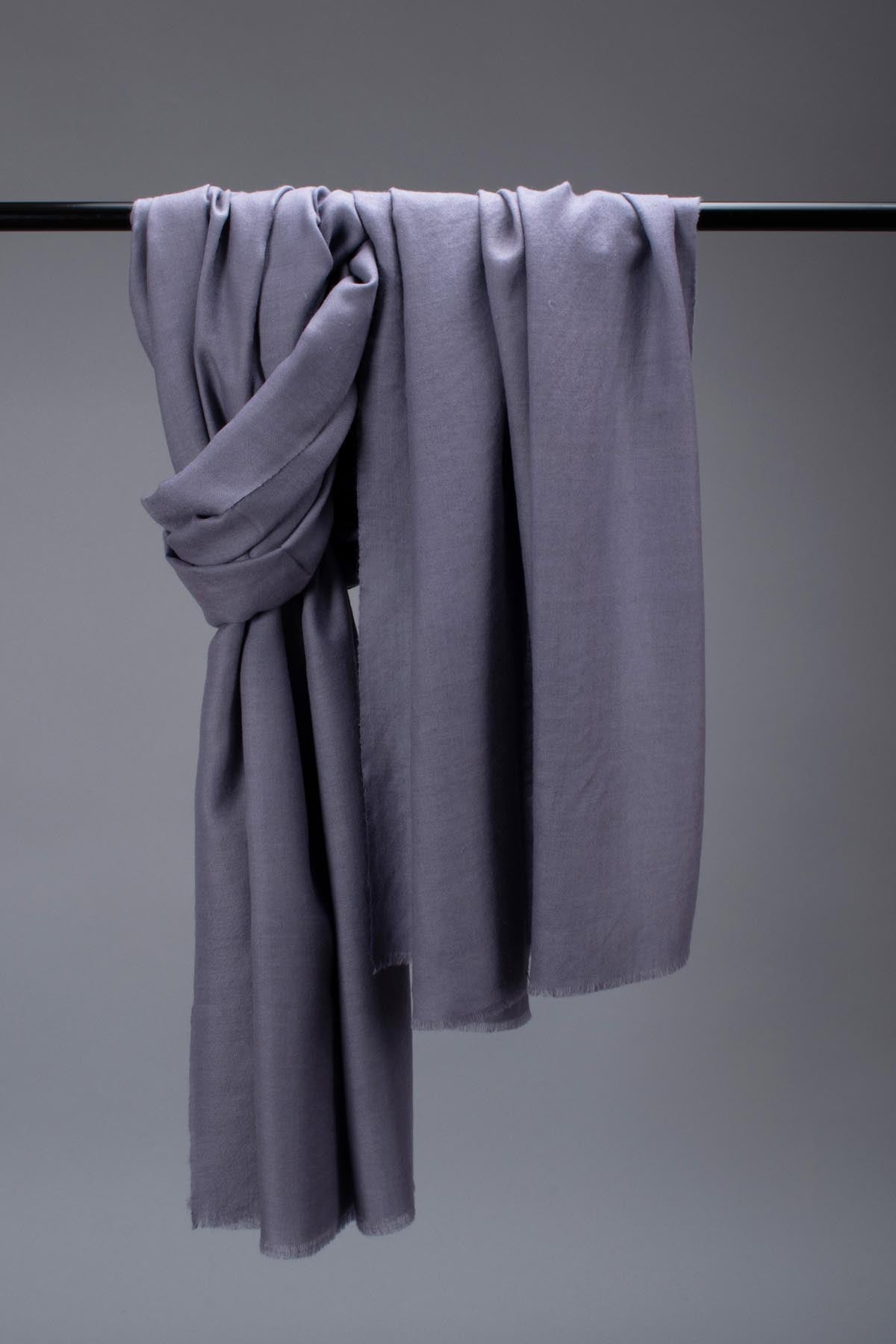 Lavender Grey Pashmina / Cashmere Scarf