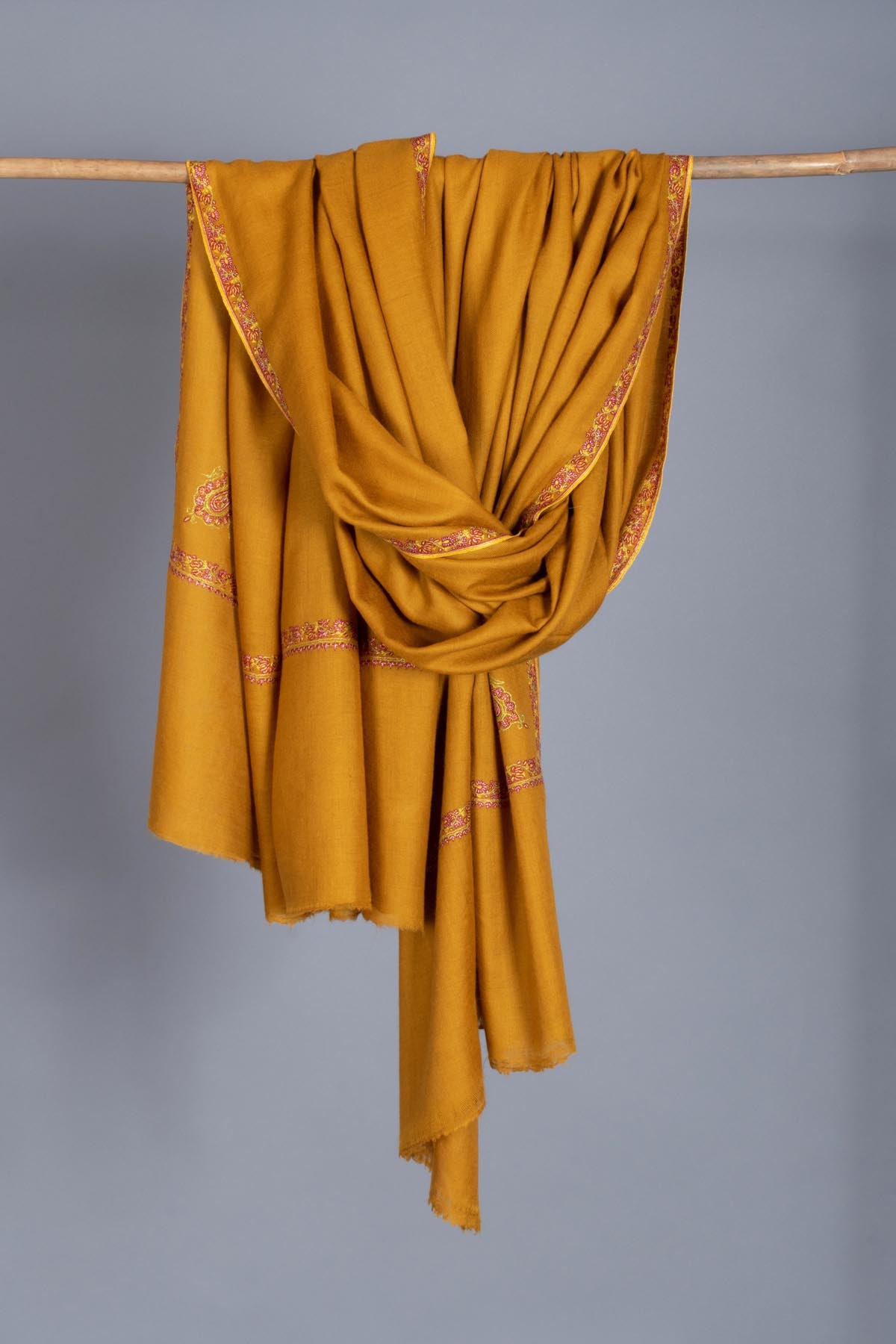 Mustard Pashmina Shawl - MARSEILLE